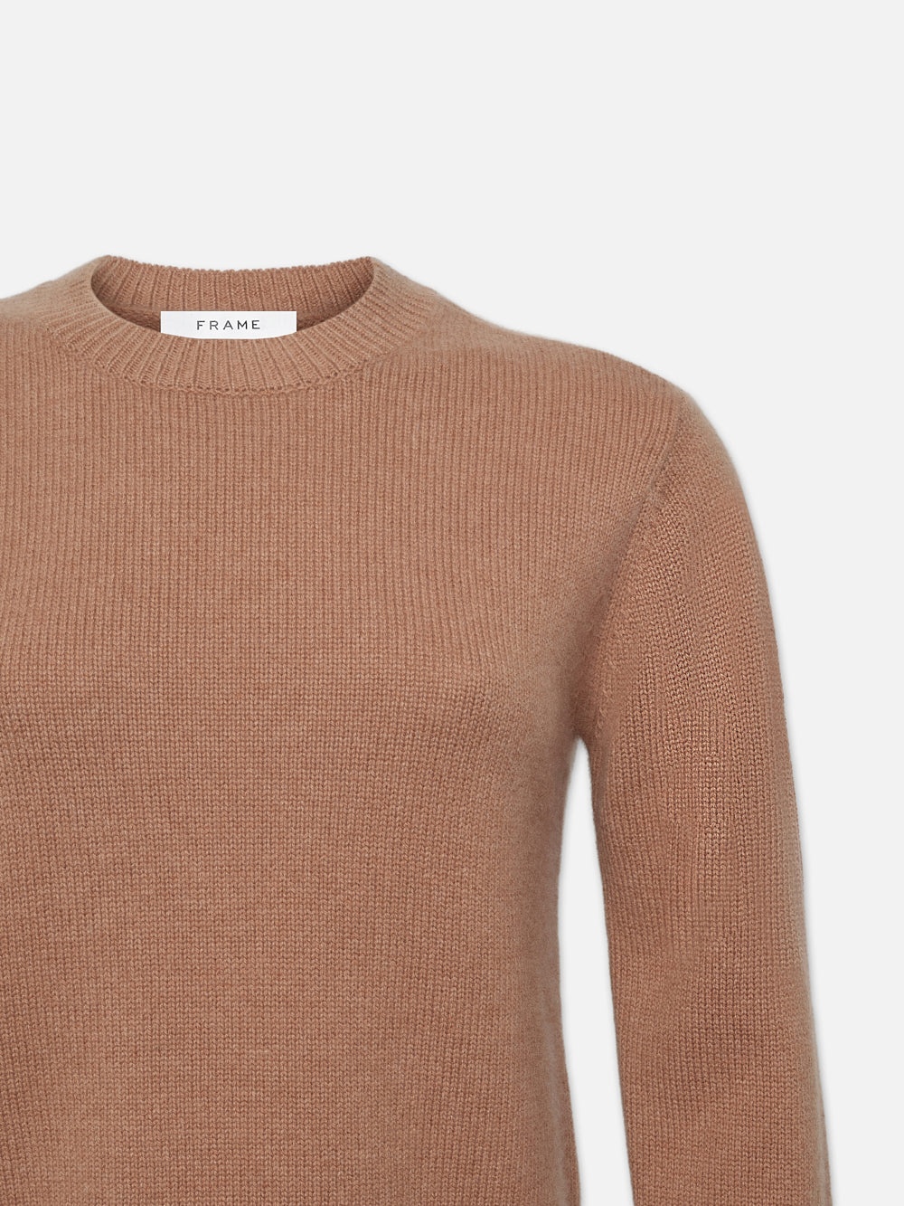 Cashmere Clean Crew in Camel - 2