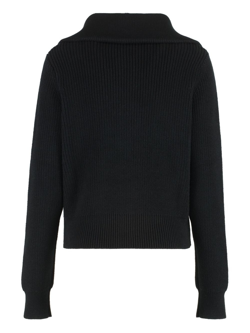 MICHAEL KORS ribbed-knit zipped cardigan outlook