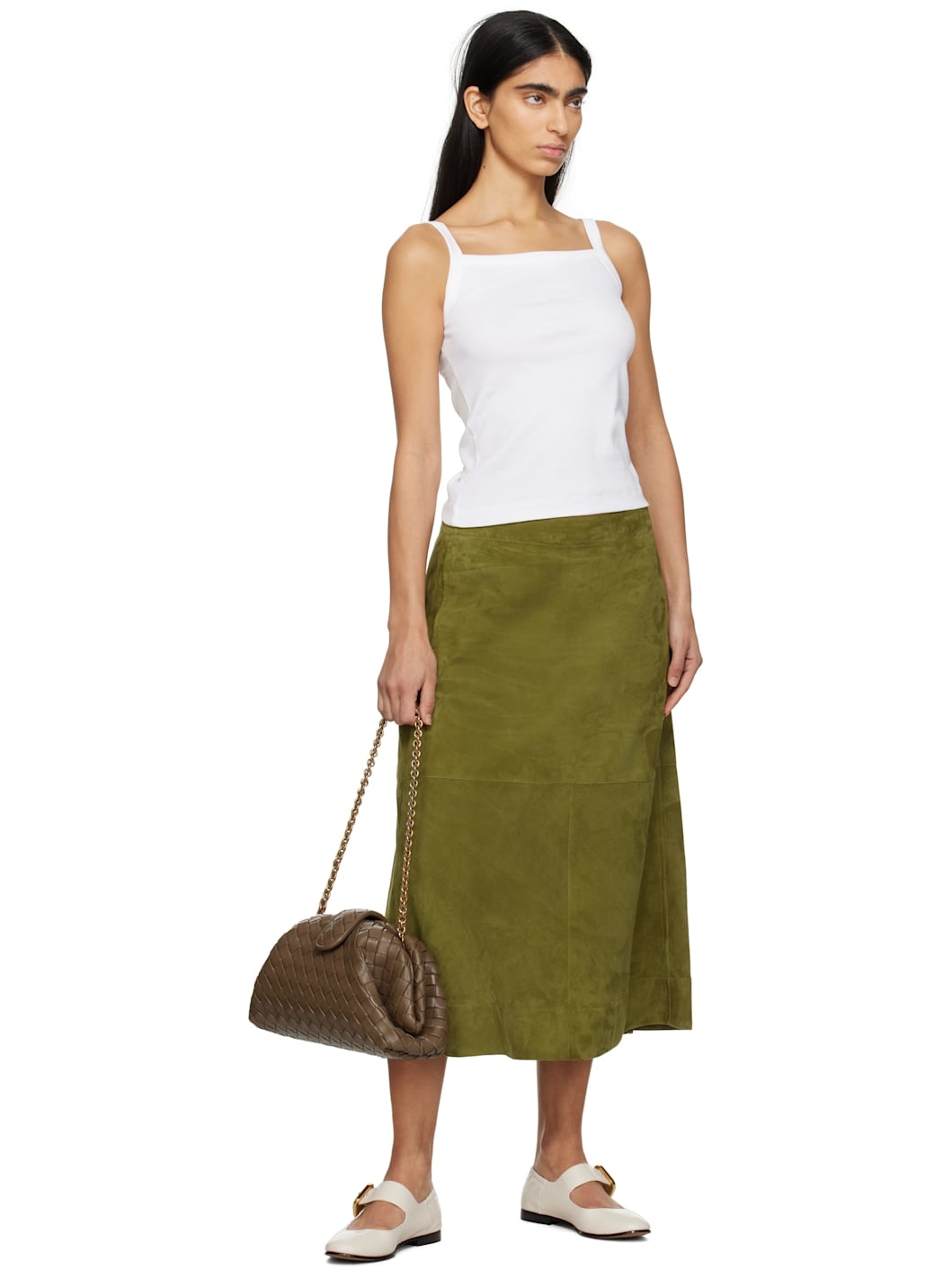 Khaki Lauren 1980 Medium Clutch Bag - 4