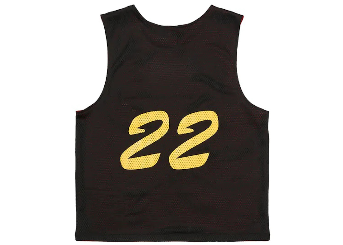 Palace Mesh Practice Vest Black/Red - 2