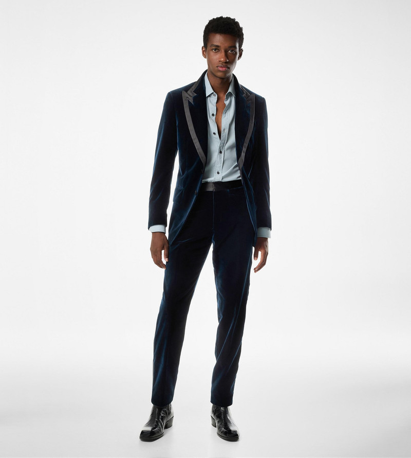 TOM FORD COMPACT LIGHT VELVET ATTICUS COCKTAIL JACKET outlook