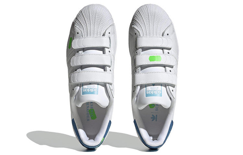 adidas (WMNS) adidas KSENIASCHNAIDER x Superstar 'White Clear Blue' IG5927 outlook