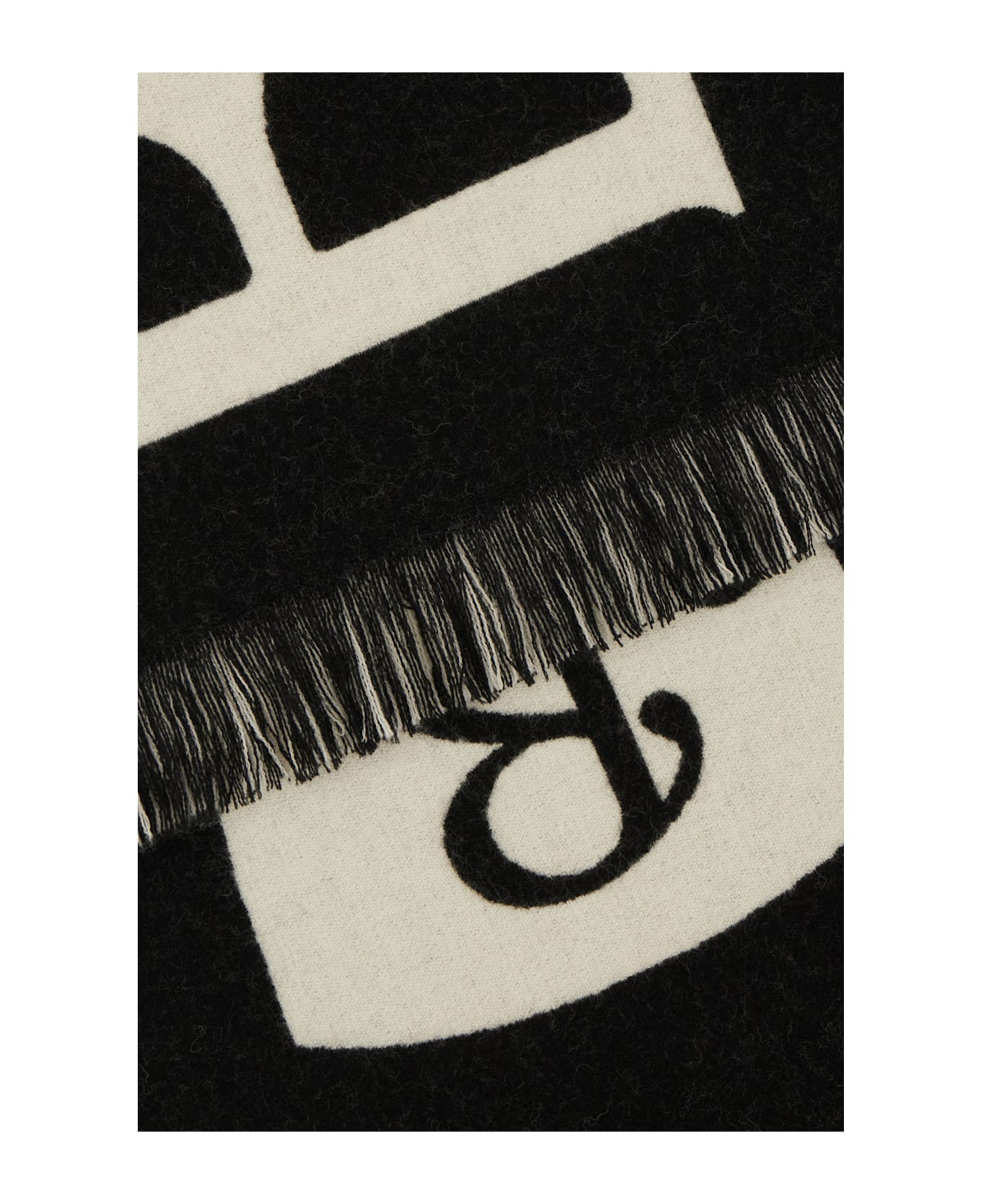 Embroidered Wool Scarf - 2