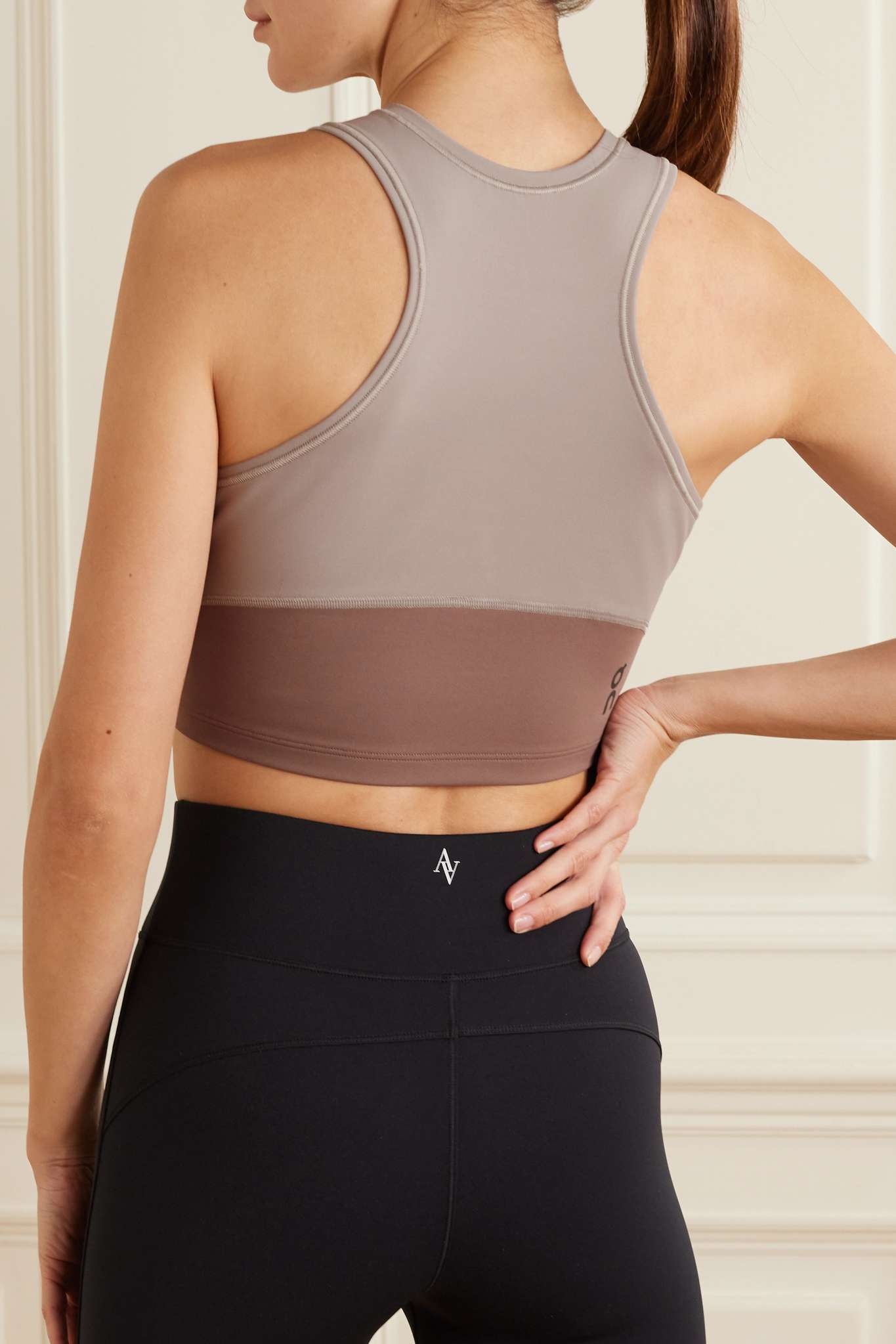 + NET SUSTAIN Movement cropped stretch recycled-jersey top - 3