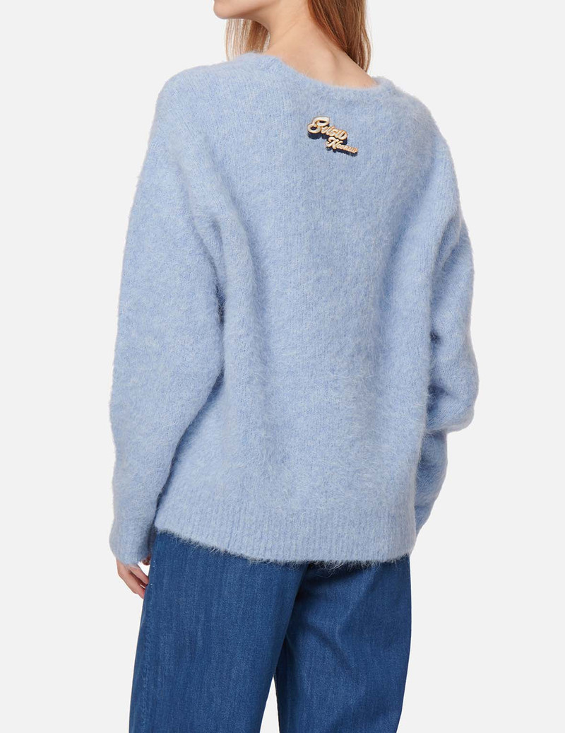 EVISU SEAGULL BADGE ALPACA SWEATER outlook