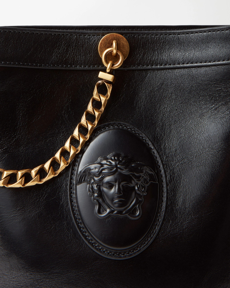 Pivot Mini Leather Bucket Bag 4