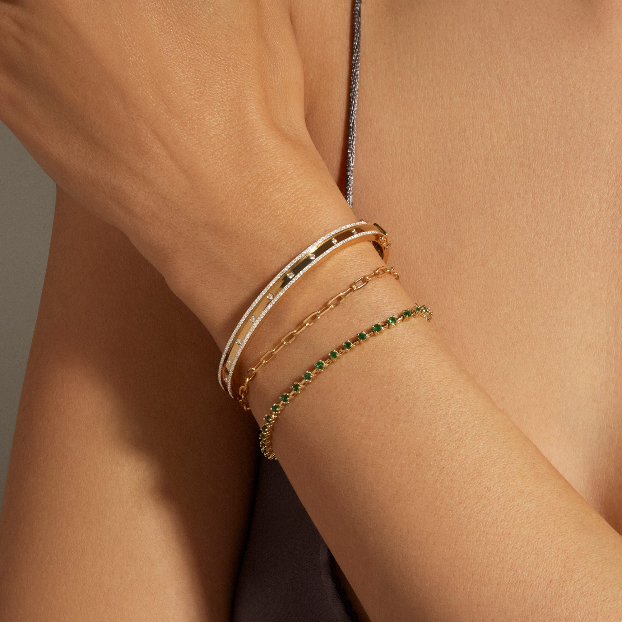 Emerald Ace Tennis Bracelet - 5