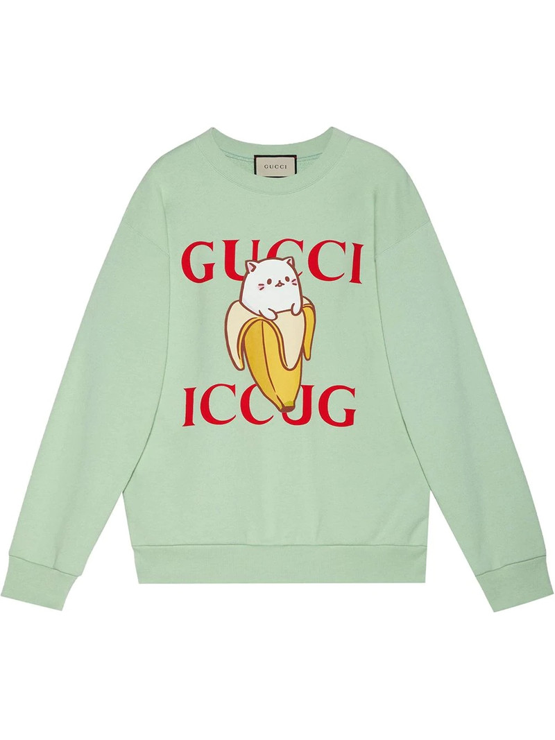 x Bananya printed sweatshirt - 1