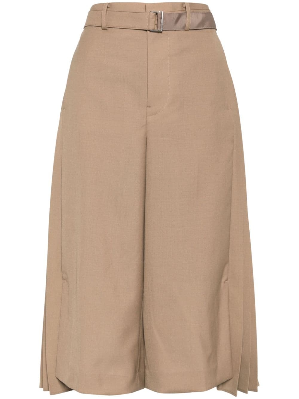 pleated tailored trousers - 1