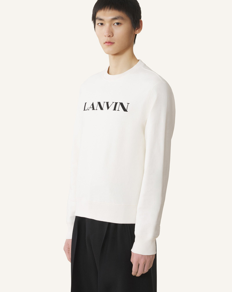 LANVIN EMBROIDERED COTTON SWEATSHIRT 3