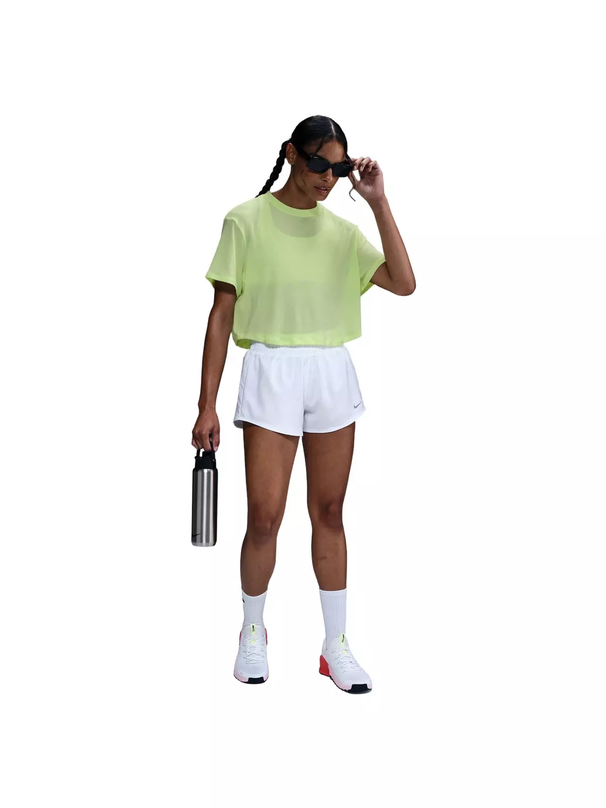One Women's Relaxed Dri-Fit Short Sleeve HH Top -Yellow - 1