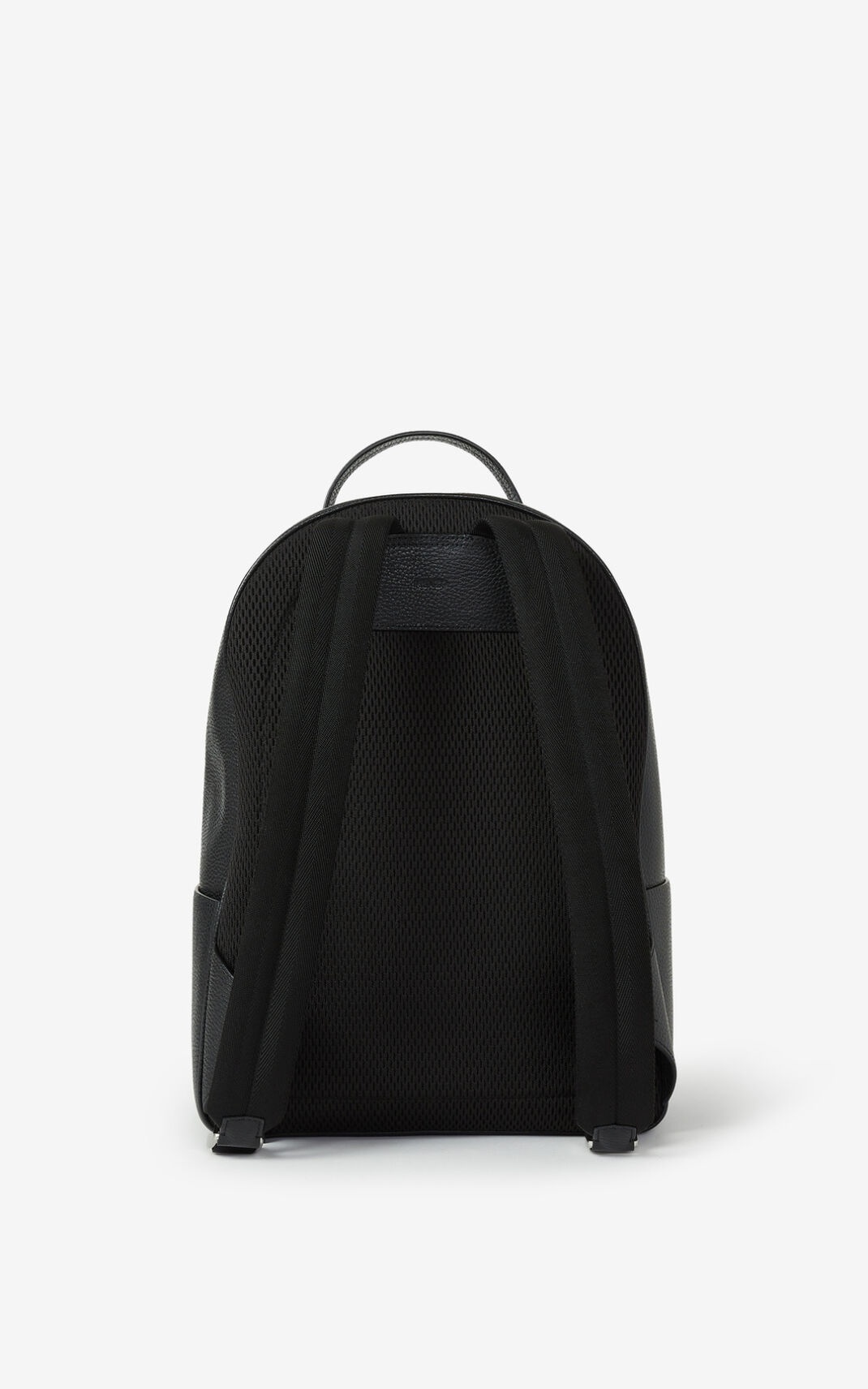 Grained leather backpack - 3