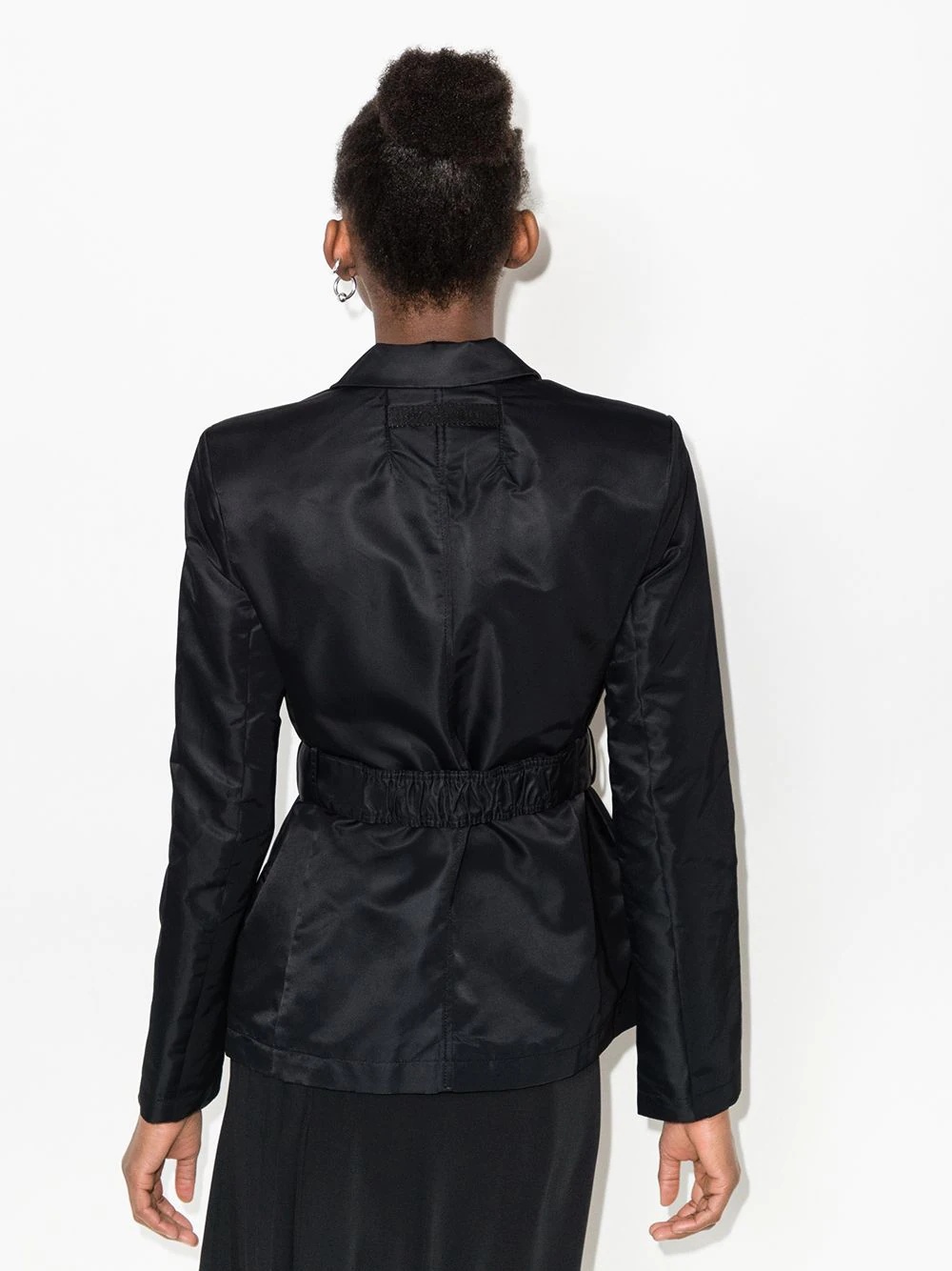 belted technical fabric jacket - 3