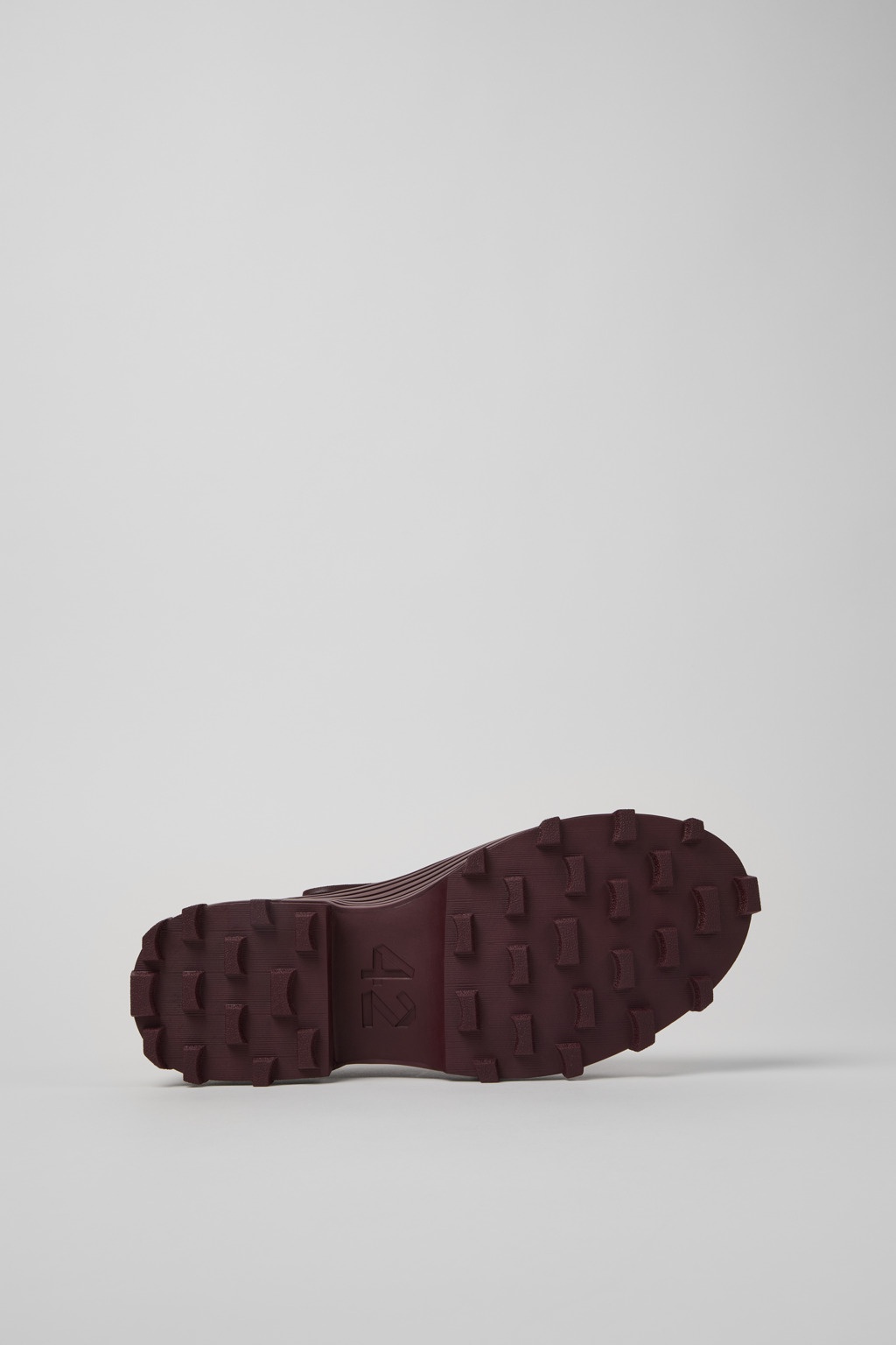 Burgundy Leather Boots - 5