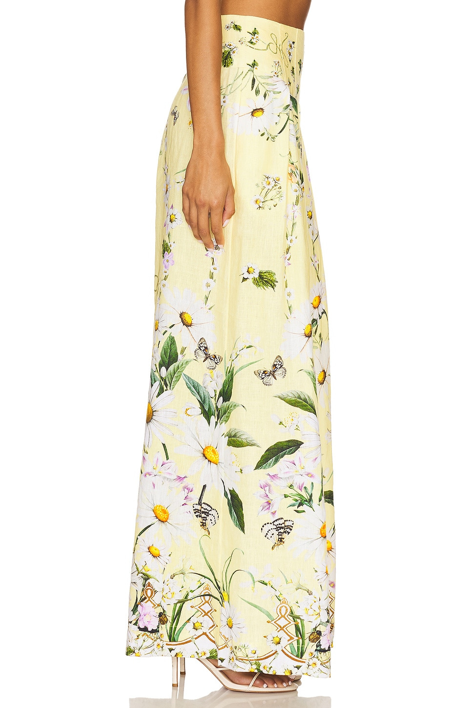 Corset Waist Wide Leg Pant - 3