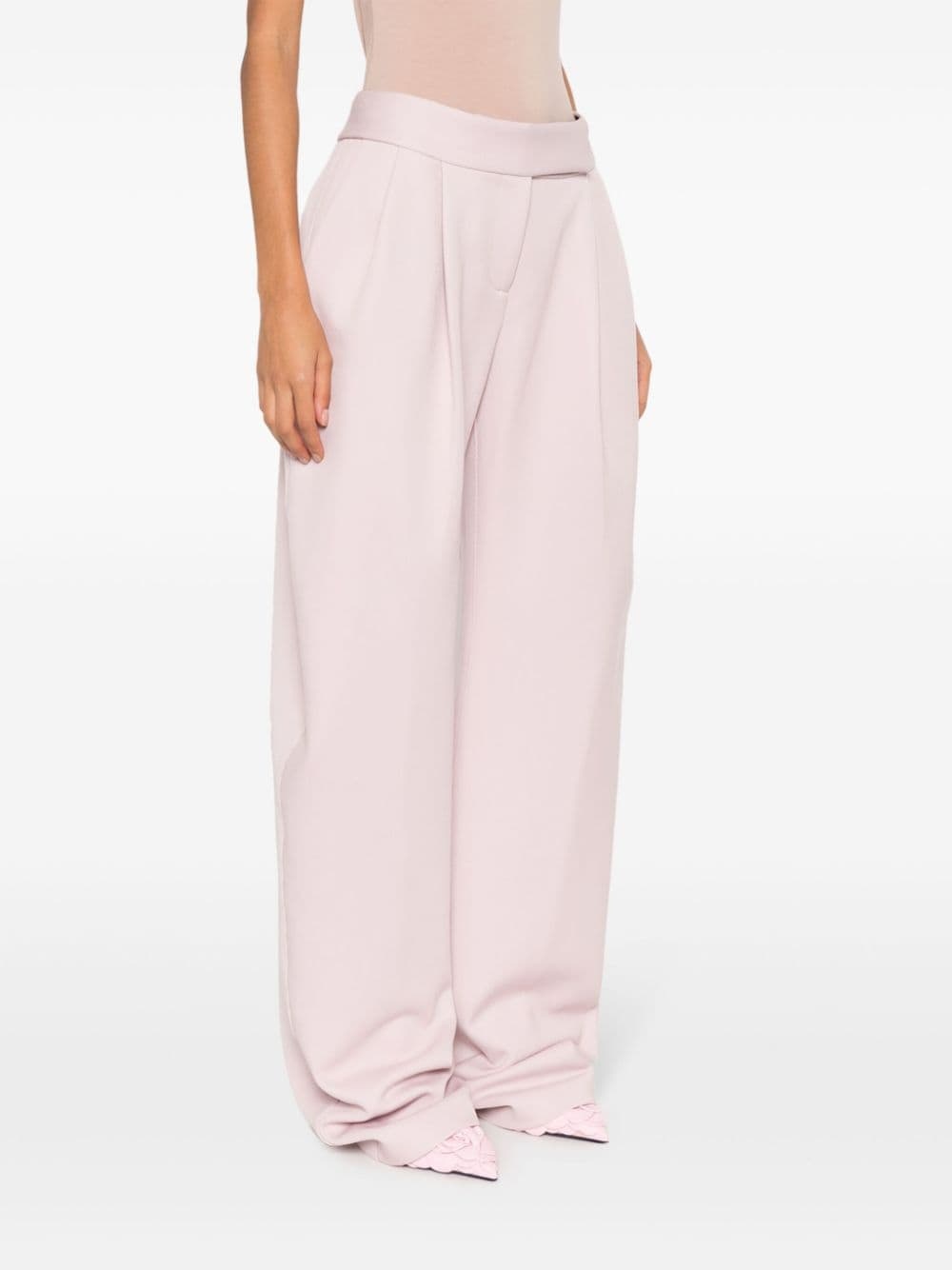 wide-leg tailored trousers - 3