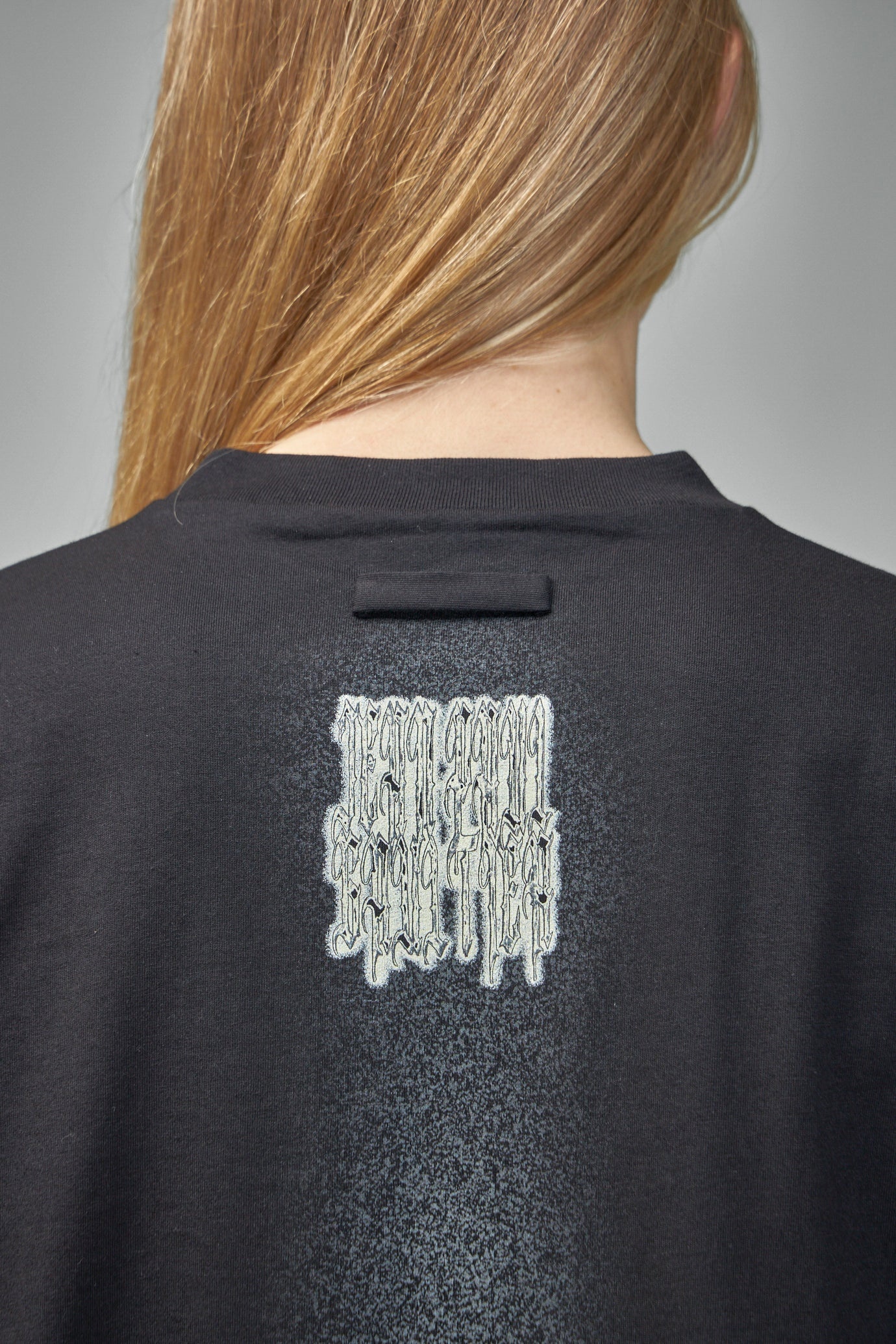 Cotton Oversized T-Shirt Printed ''Tattoo'' - 5