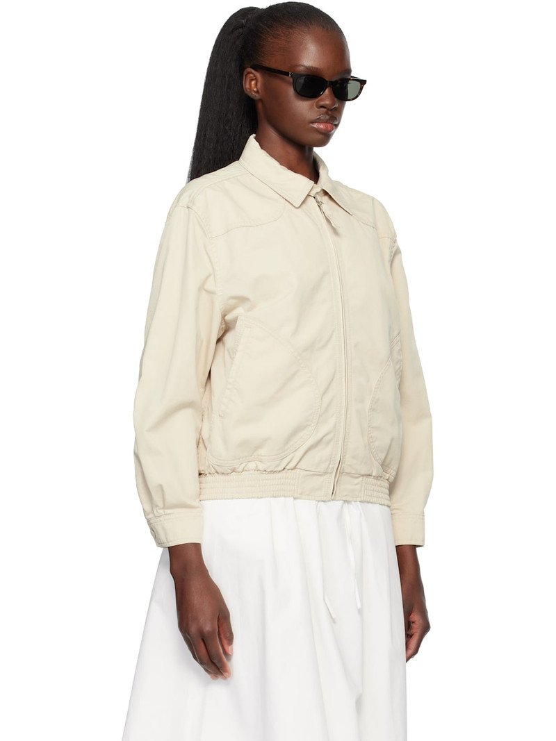 Beige Margaret Cotton Cricket Jacket 2
