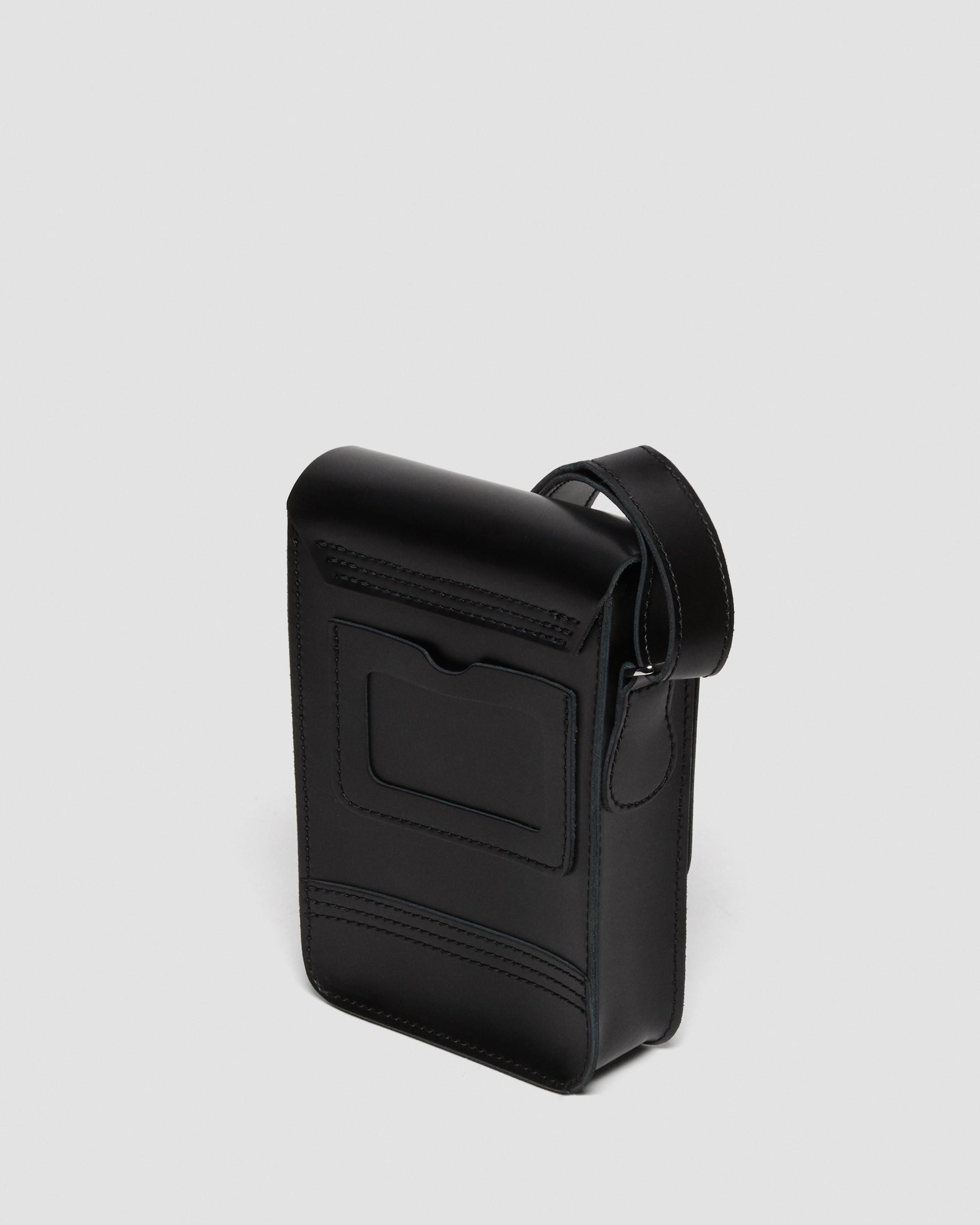 Leather Vertical Crossbody Bag - 8