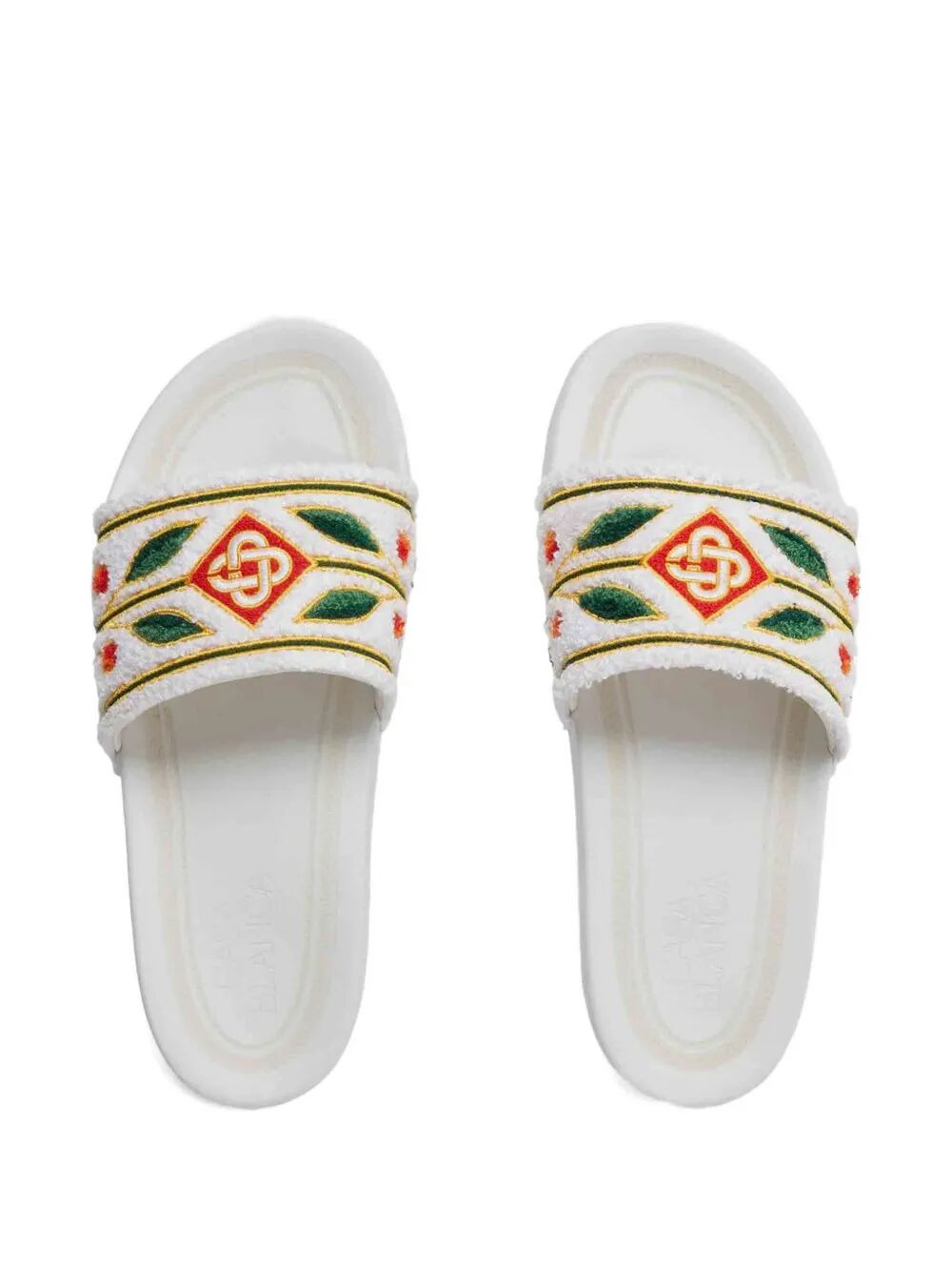 Casablanca Men Embroidered "Terry" Slider - 3