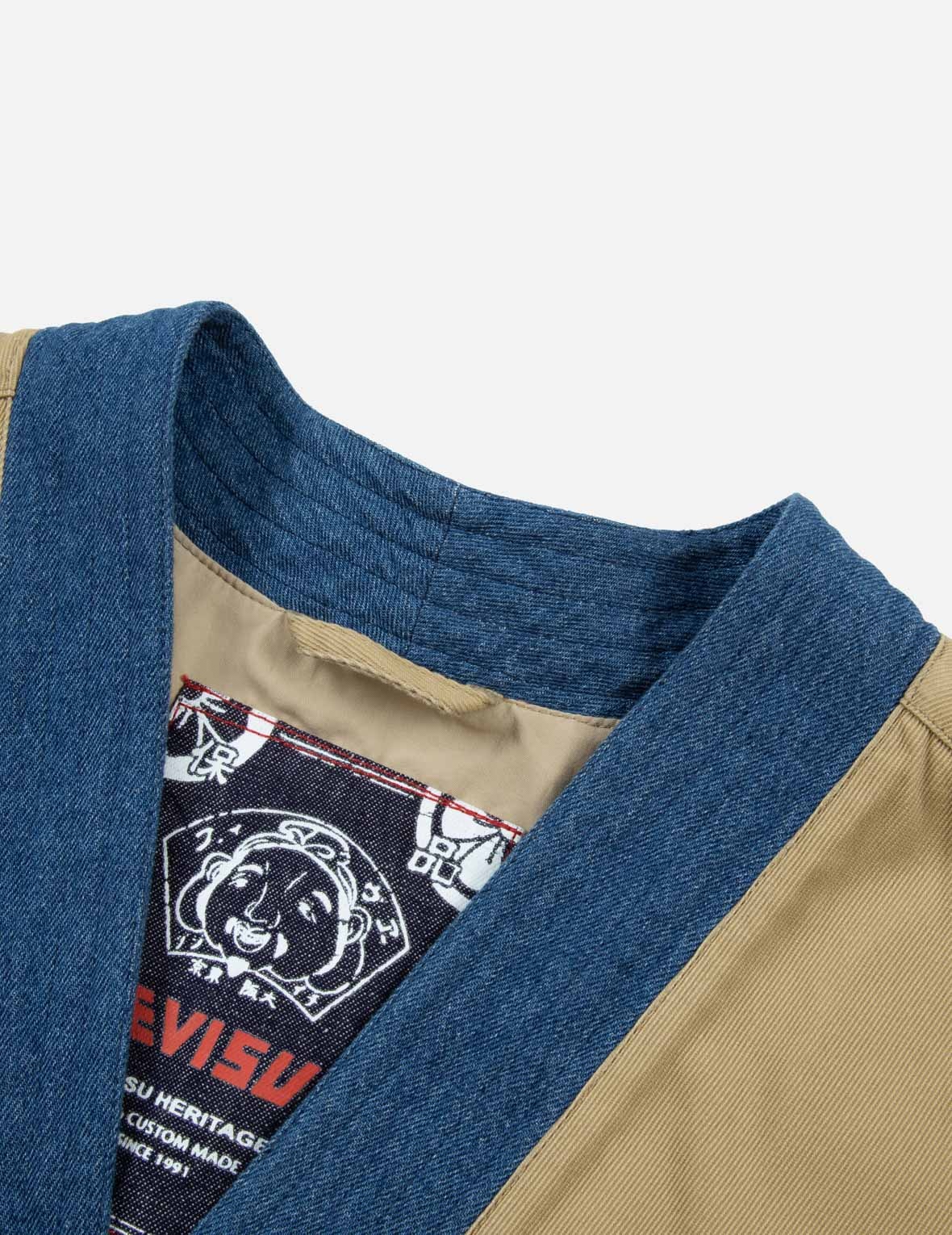 KAMON APPLIQUÉ RELAX FIT WOVEN CARDIGAN - 9