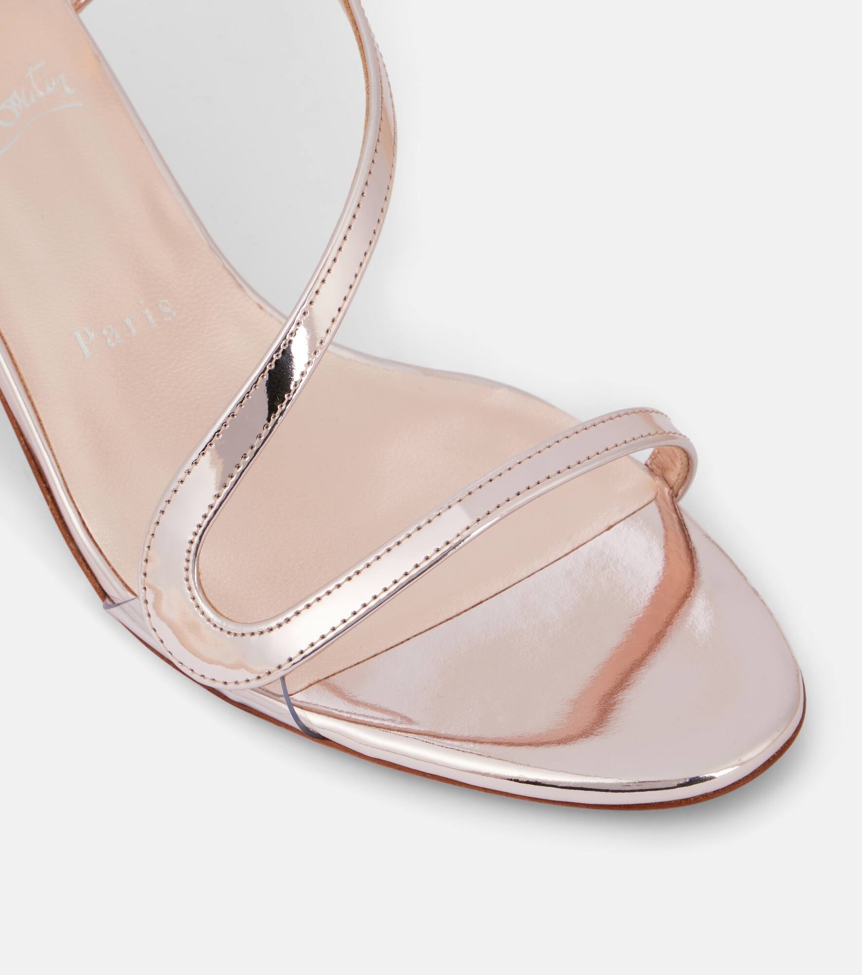 Rosalie metallic leather sandals - 5