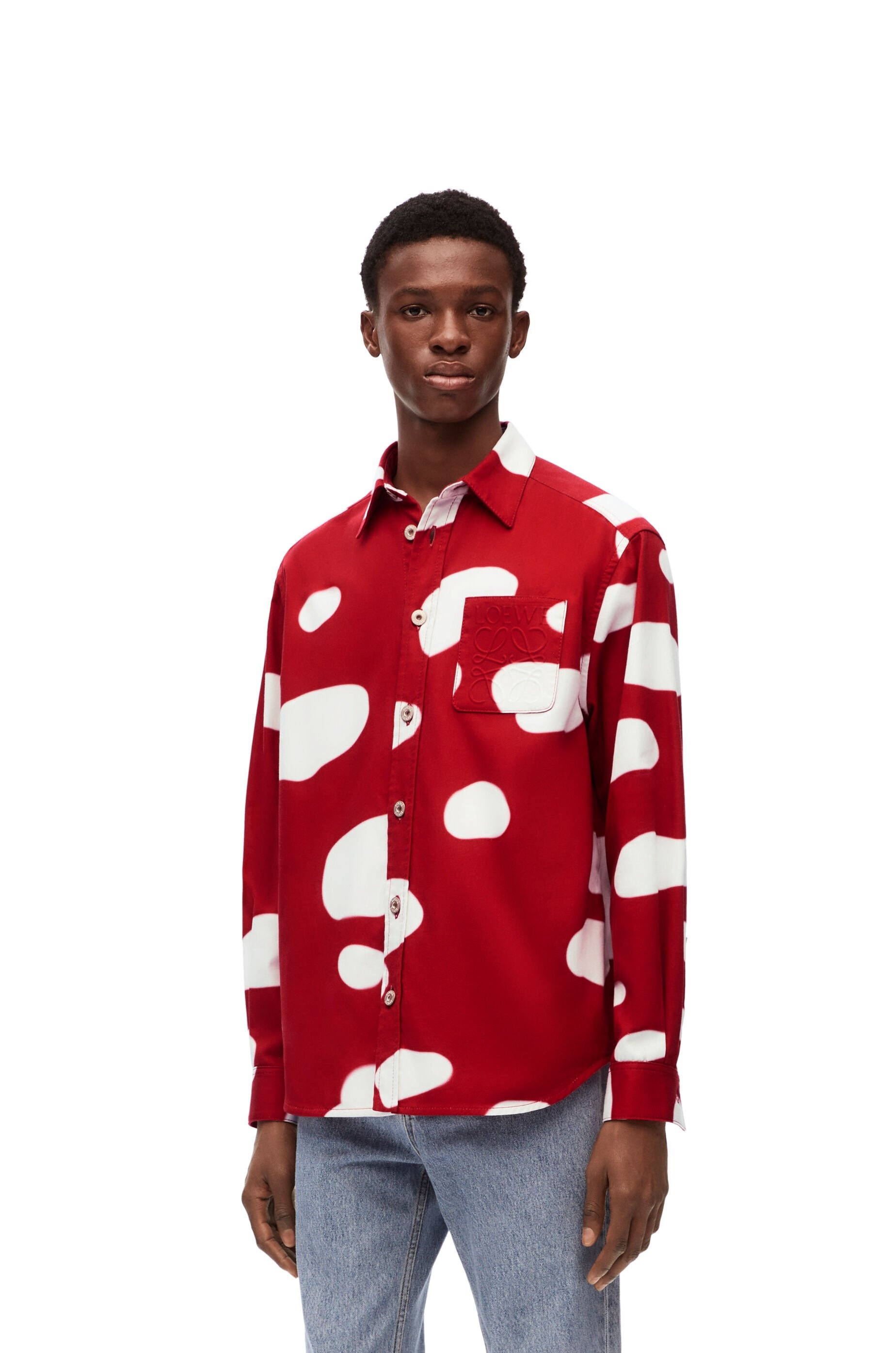 Mushroom overshirt in denim - 3