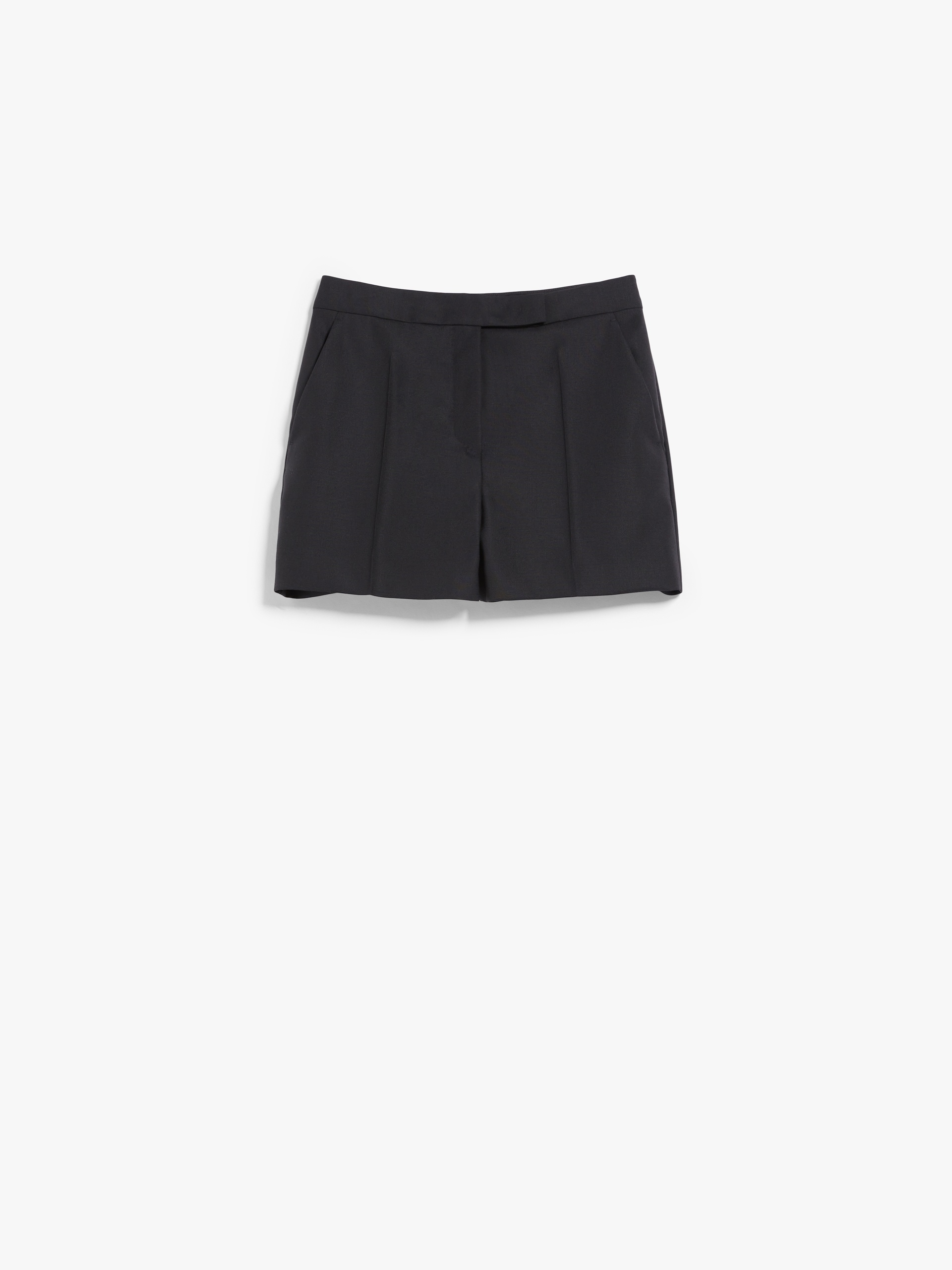 AMATO Shorts in wool, silk and mohair canvas - 1