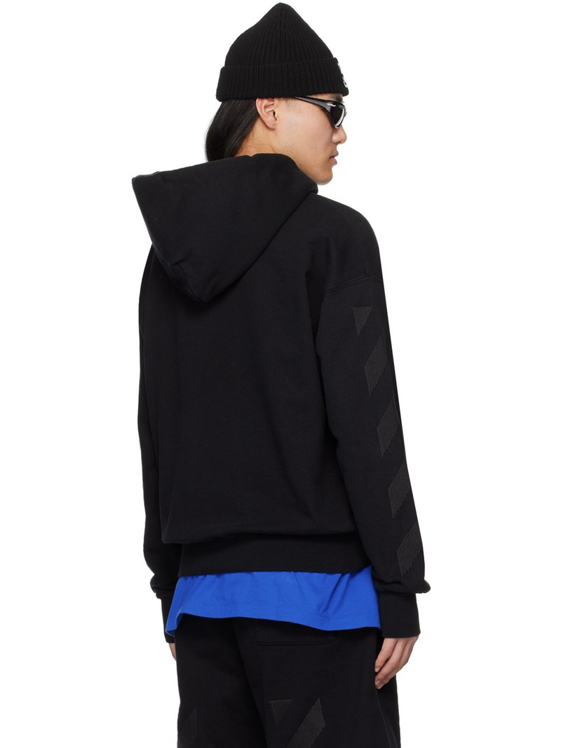 Black Cornely Diags Hoodie 3