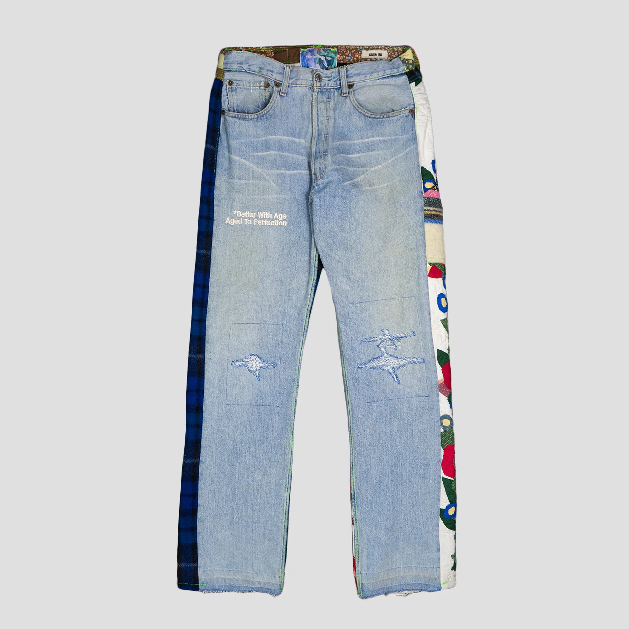 ESTHER MIXED MEDIA TROUSER - 1