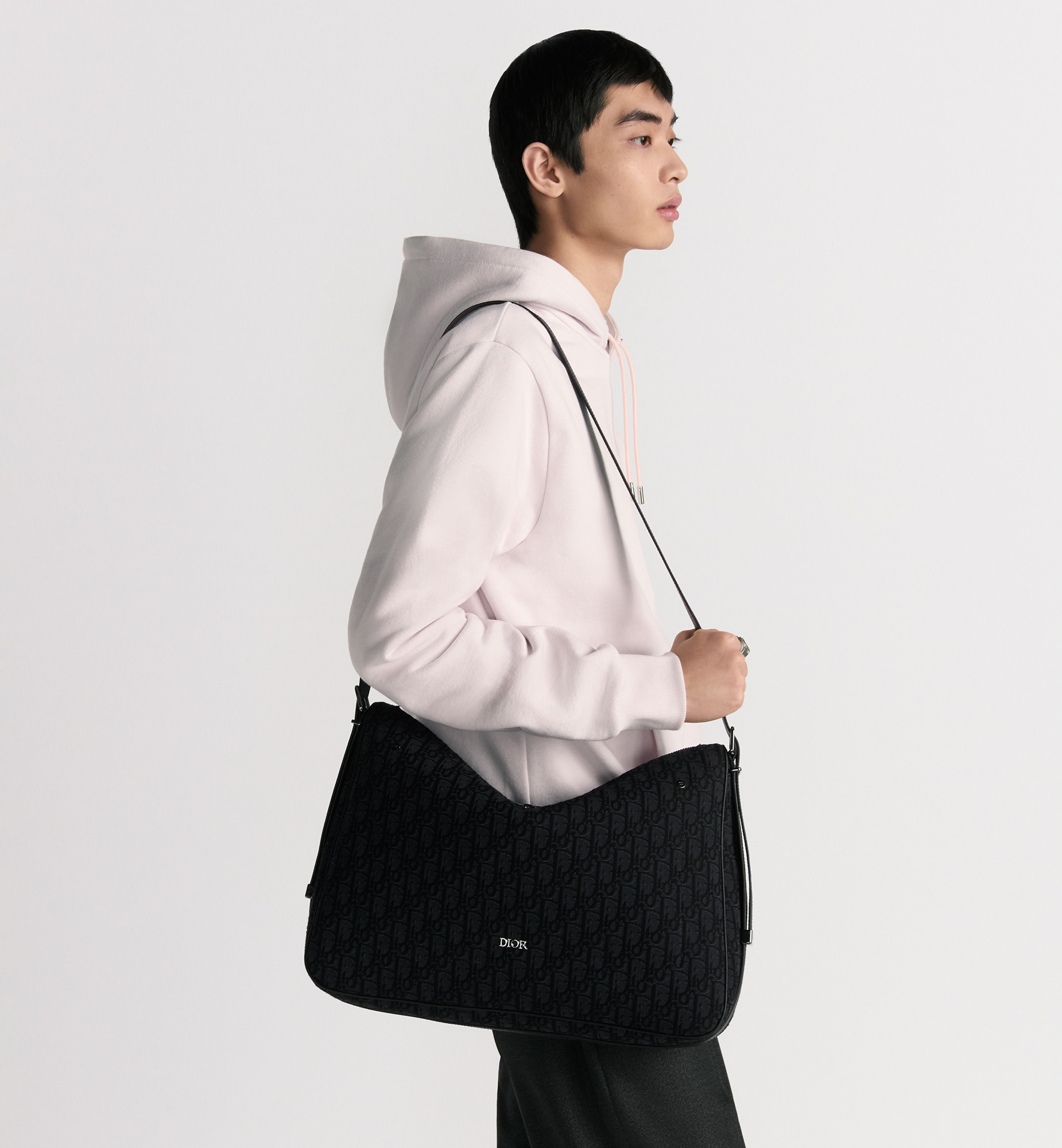 Large Dior Slider Zipped Hobo Bag - 2