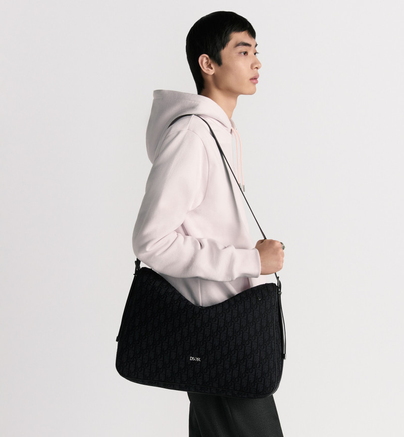 Dior Large Dior Slider Zipped Hobo Bag outlook