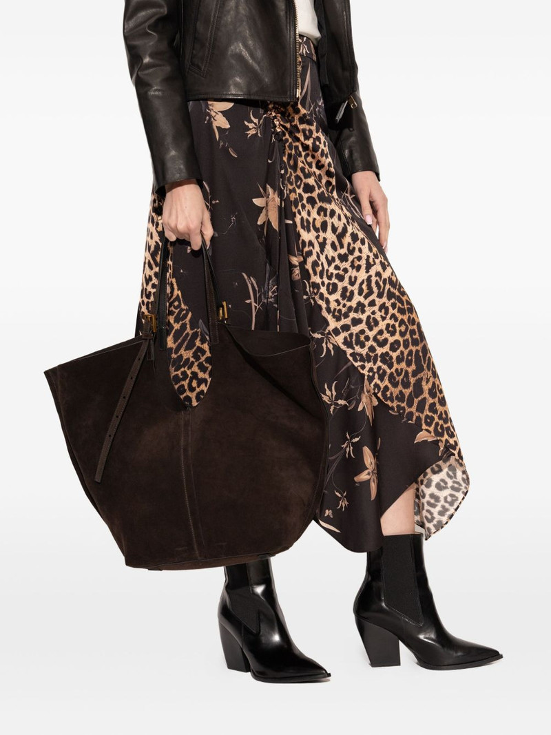 ALLSAINTS Ara suede tote bag outlook