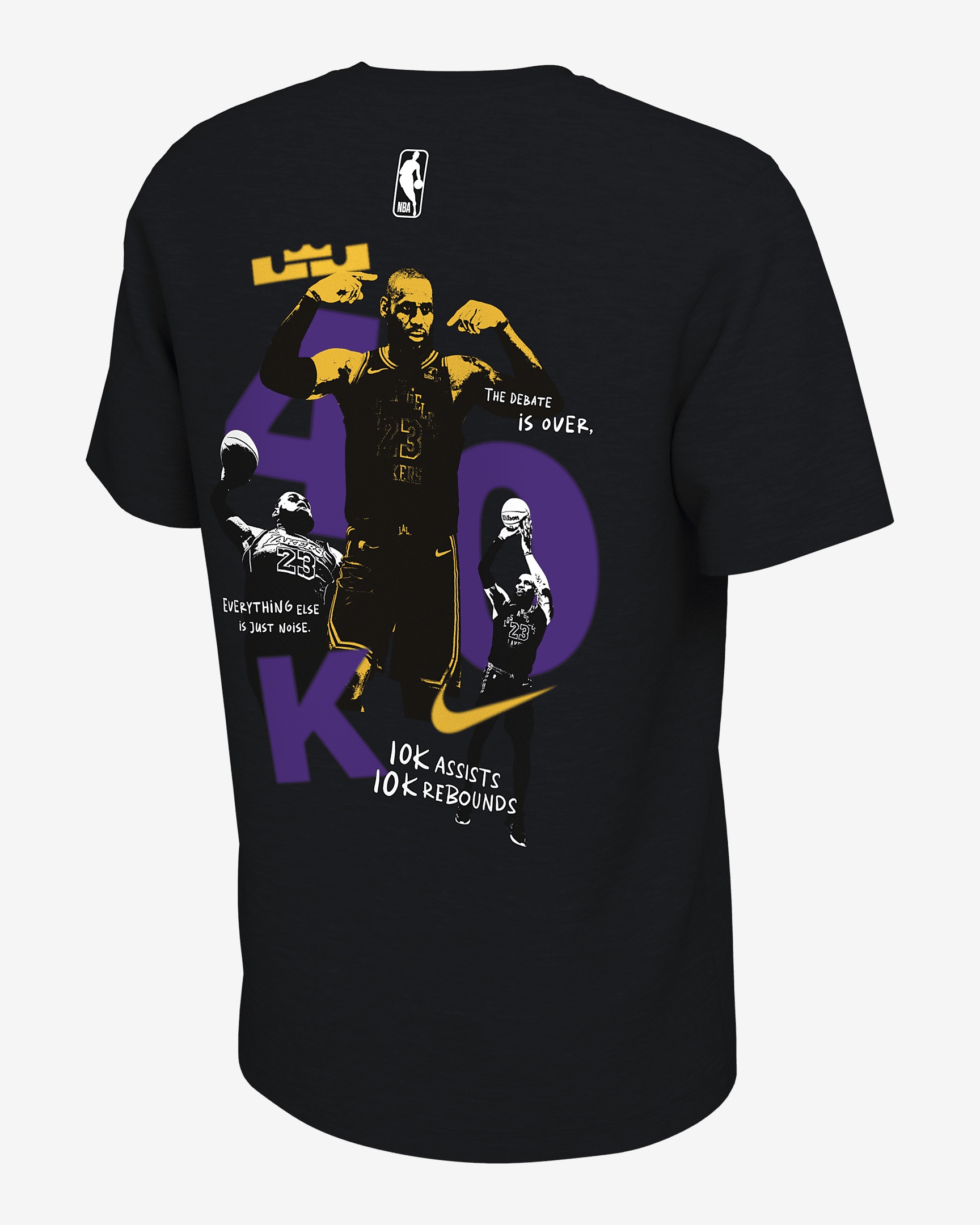 【NIKE】LeBron James Men's Nike T-Shirt nike men lebron x space jam: a new legacy tee black