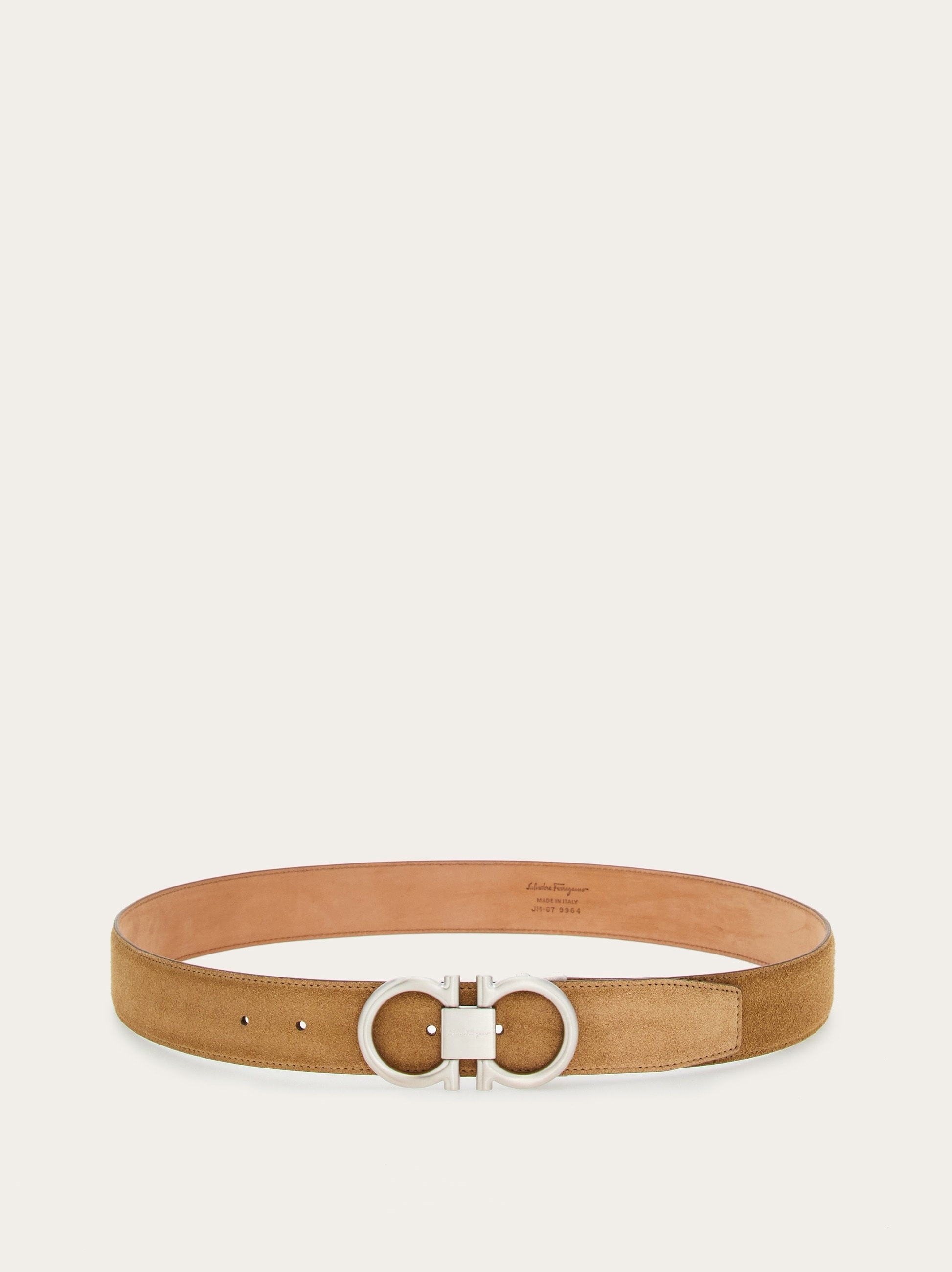 Reversible, adjustable Gancini belt - 3