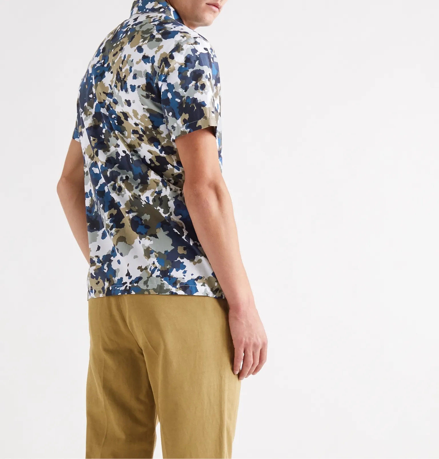 Leandre Printed Cotton-Poplin Shirt - 4