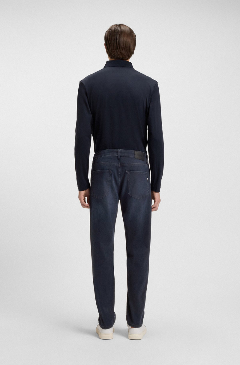 MAINE REGULAR-FIT JEANS IN BLUE KNITTED DENIM 4
