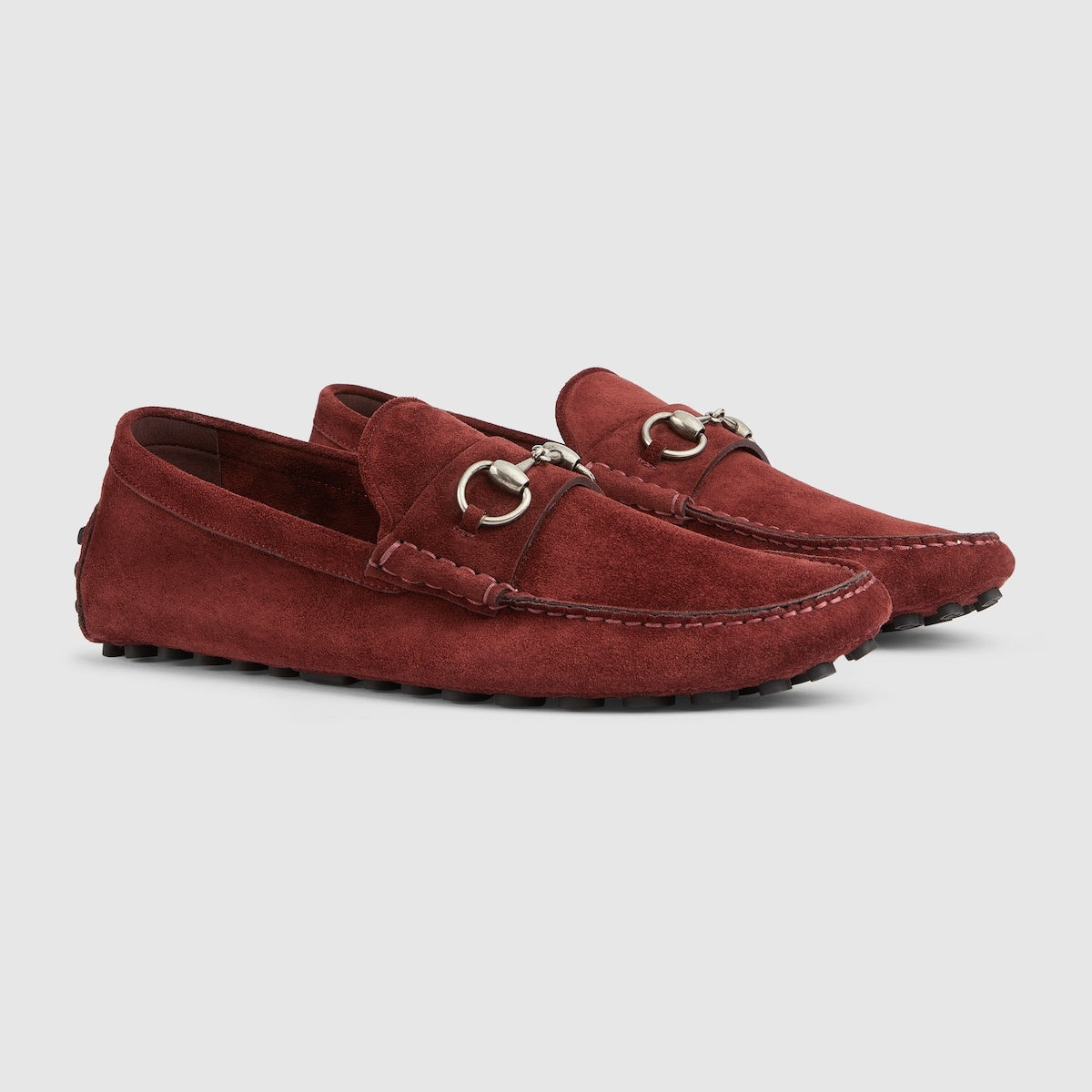 Gucci Horsebit Suede Drivers - 2