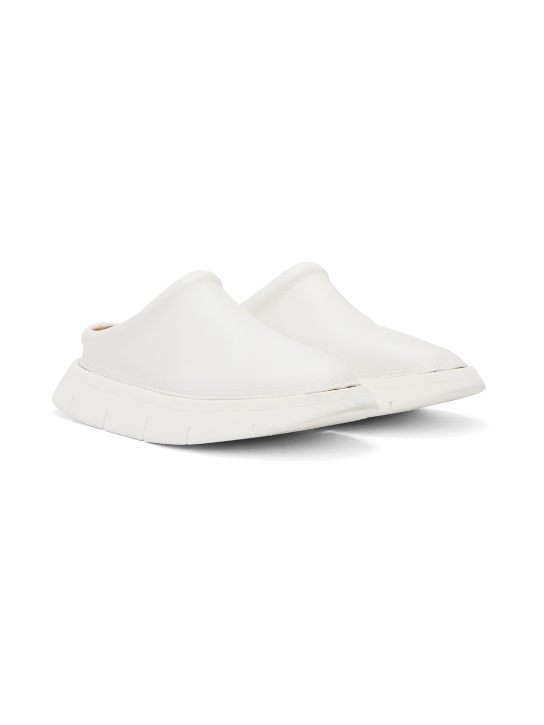 White Intagliata Loafers - 4