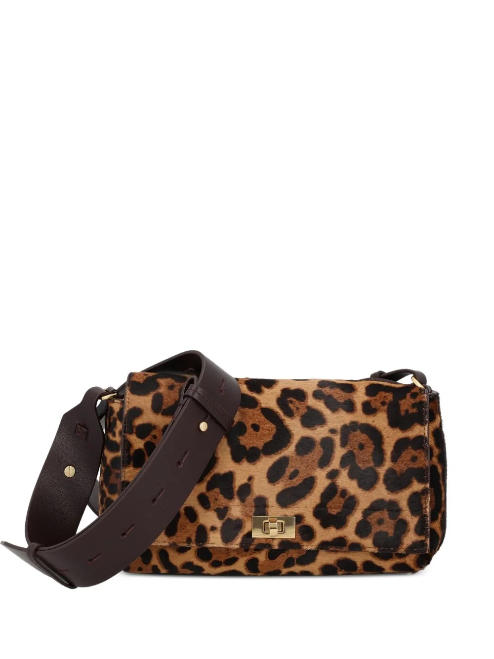 leopard-print shoulder bag - 1