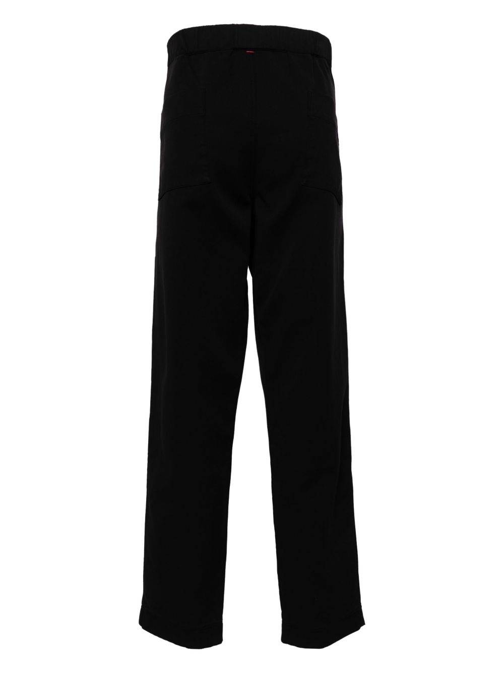 cotton straight-leg trousers - 2
