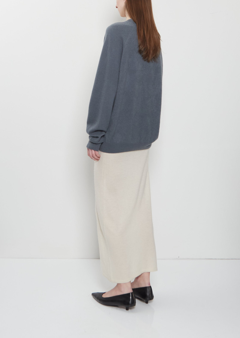 FRENCKENBERGER Johnny Cashmere Sweater — Dark Grey outlook