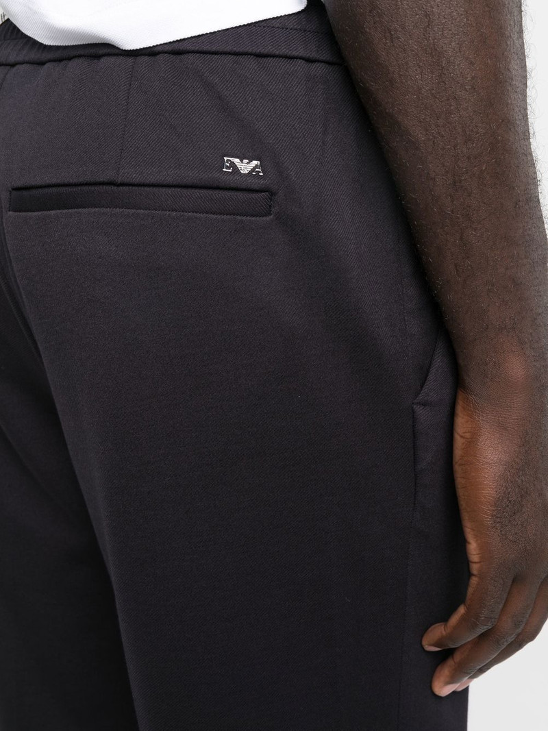 mid-rise tapered trousers 5