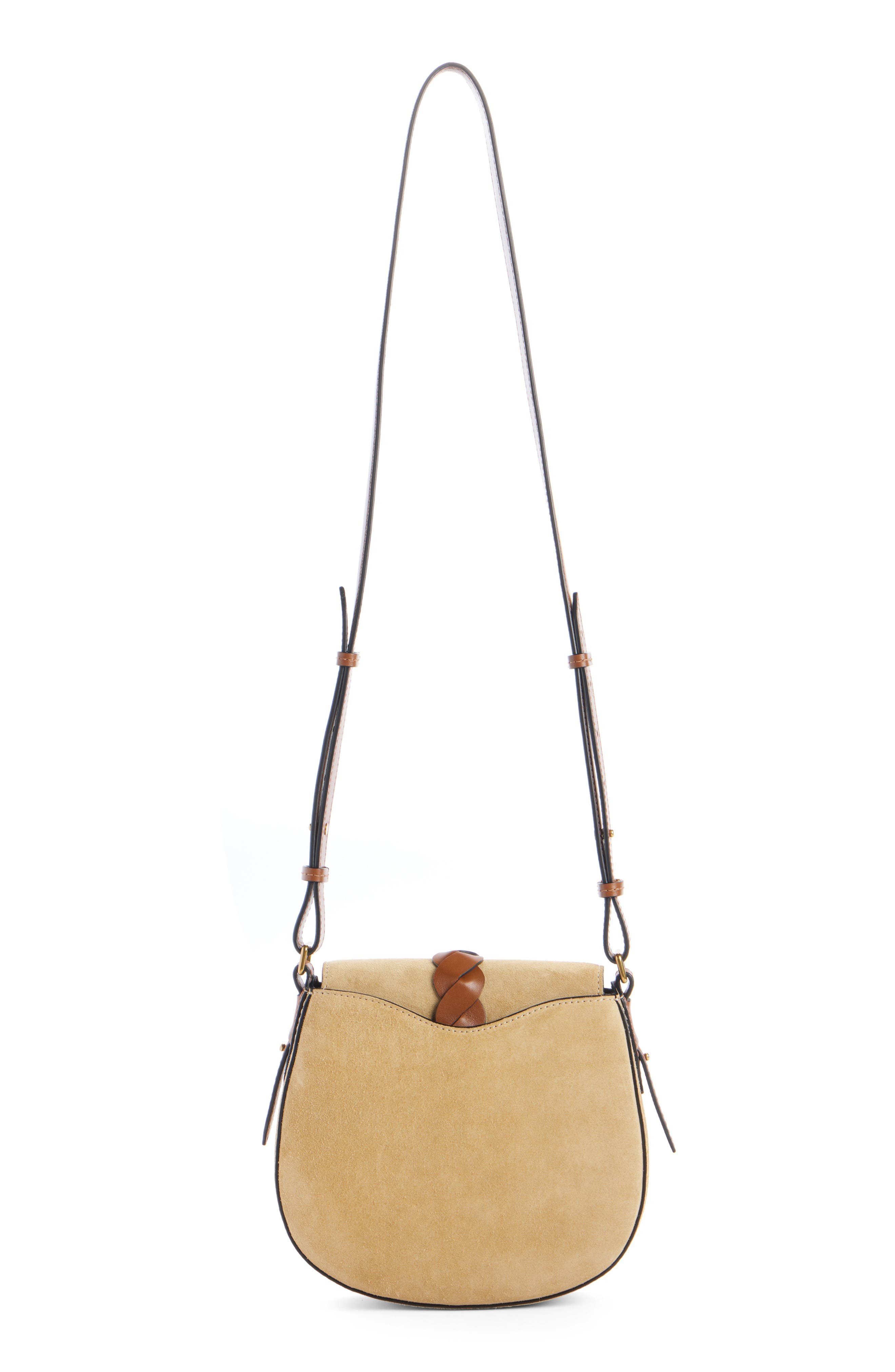 Isabel Marant Small Altay Suede Shoulder Bag in Beige at Nordstrom - 4