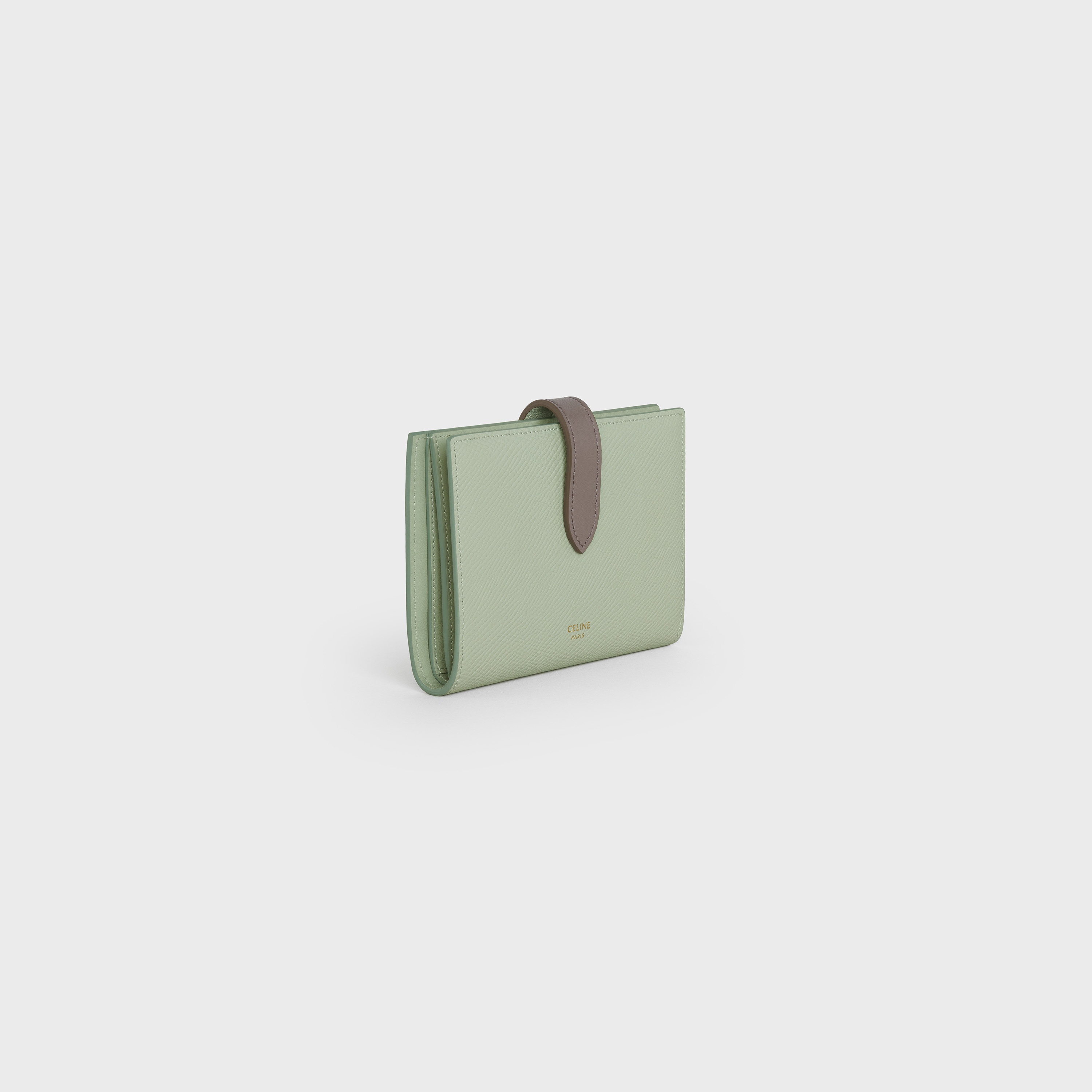 MEDIUM STRAP WALLET  IN  BICOLOUR GRAINED CALFSKIN - 2