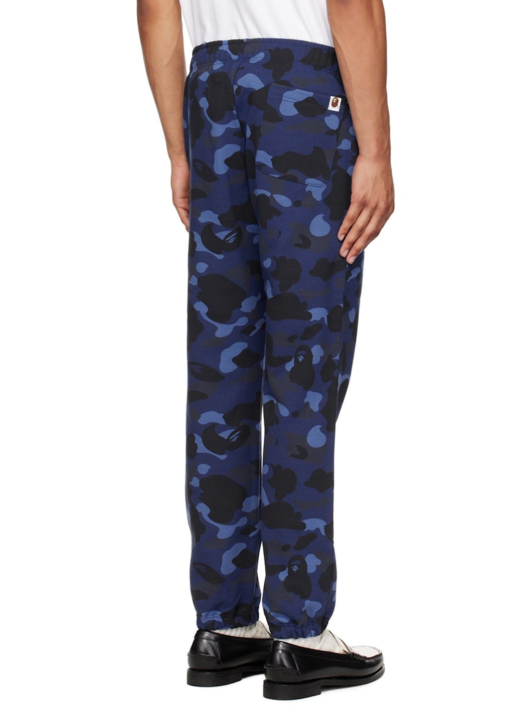 Navy Color Camo Shark Sweatpants - 3