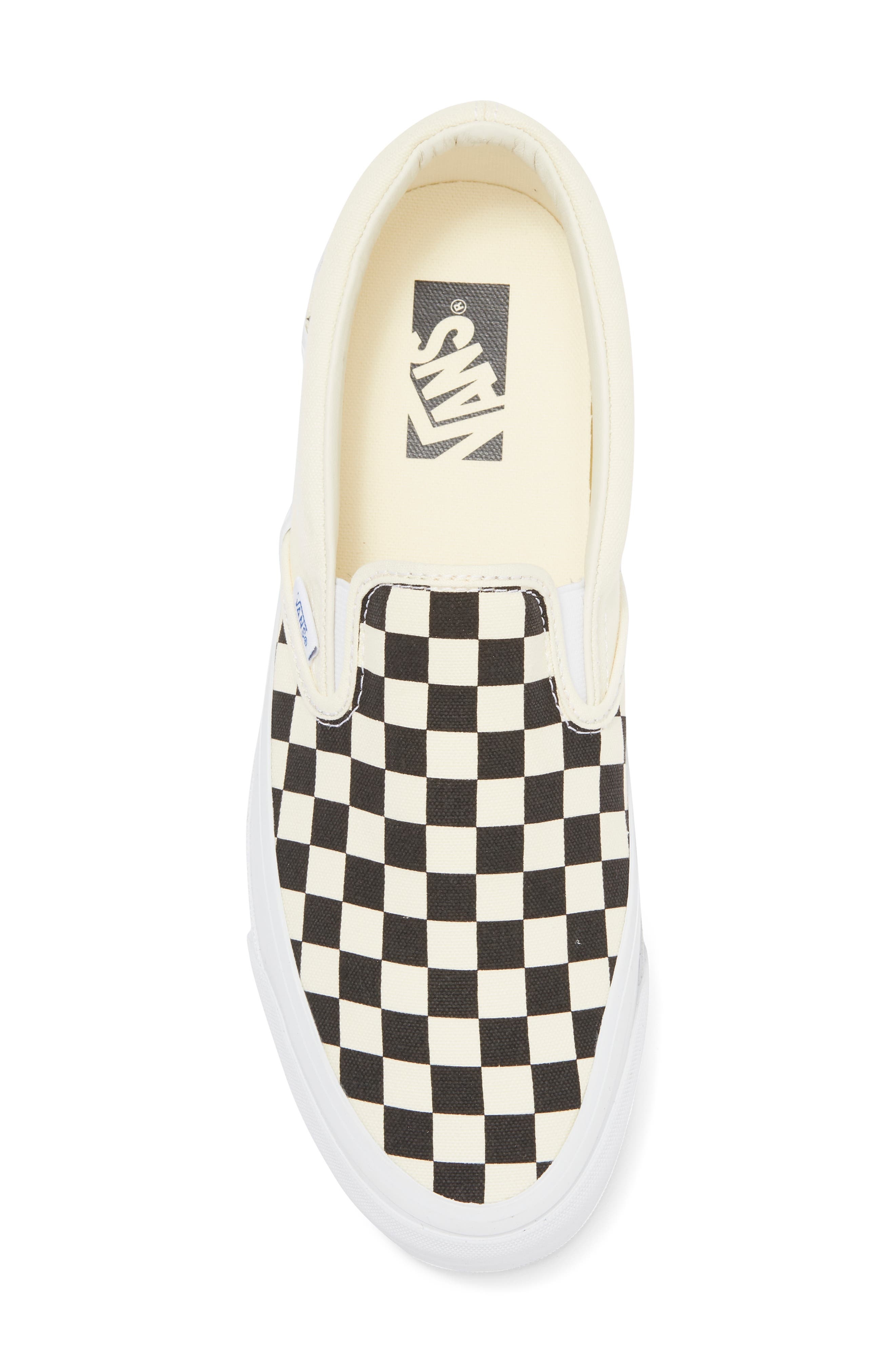 Vans Premium Authentic Reissue 98 Slip-On Sneaker in Checkerboard Black/Off White at Nordstrom - 5
