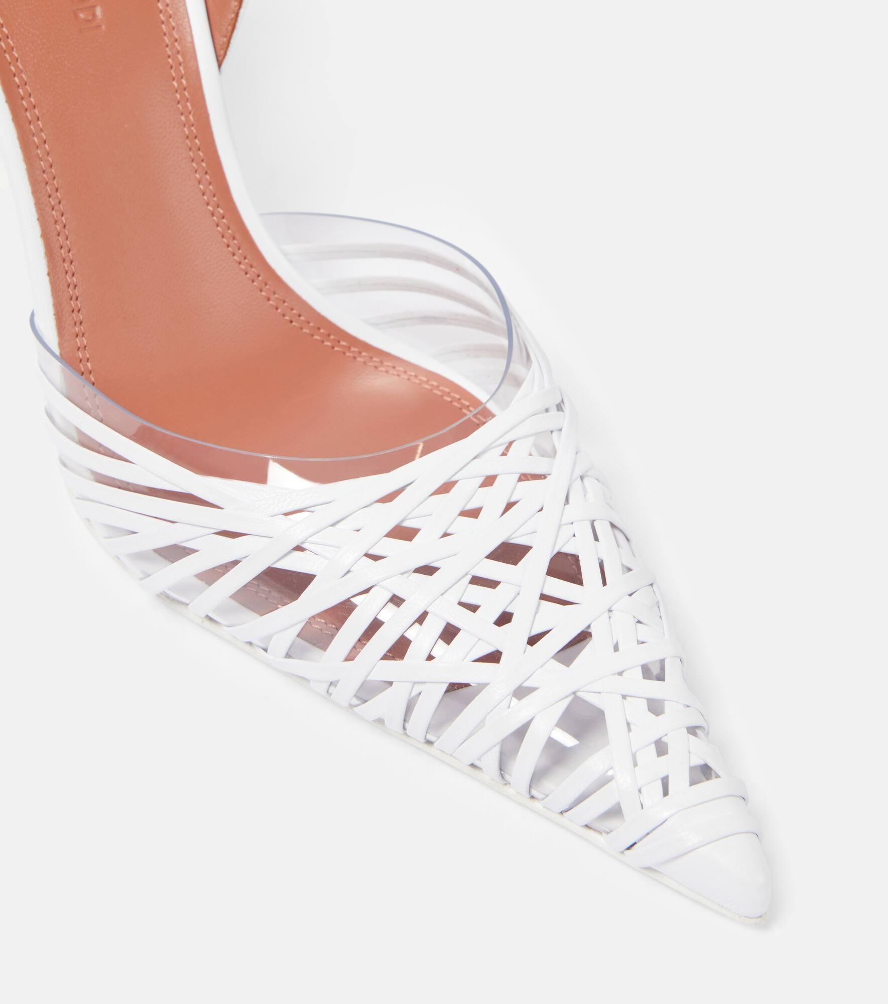 Lori 90 leather slingback pumps - 5