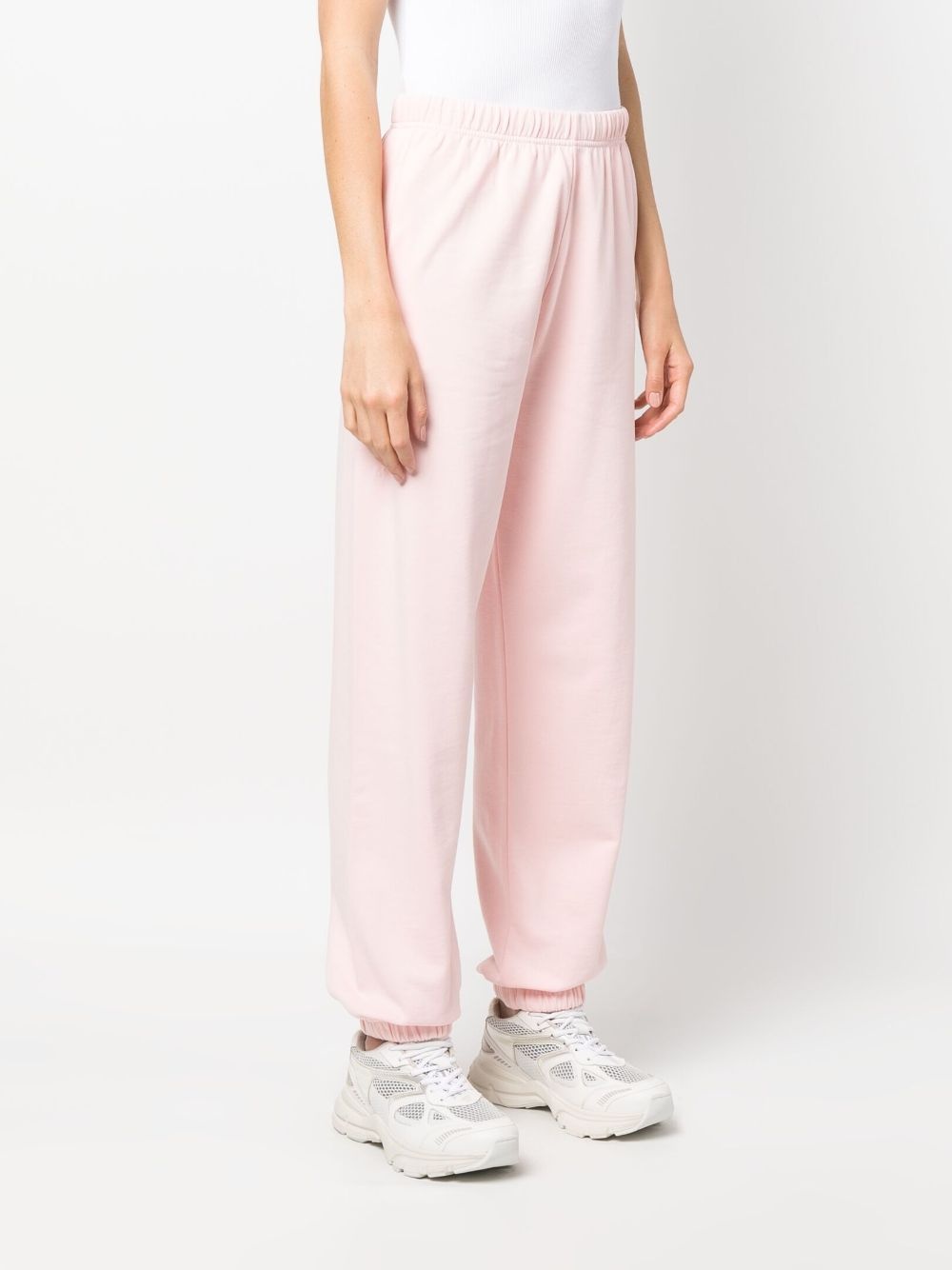logo-embroidered cotton track pants - 3