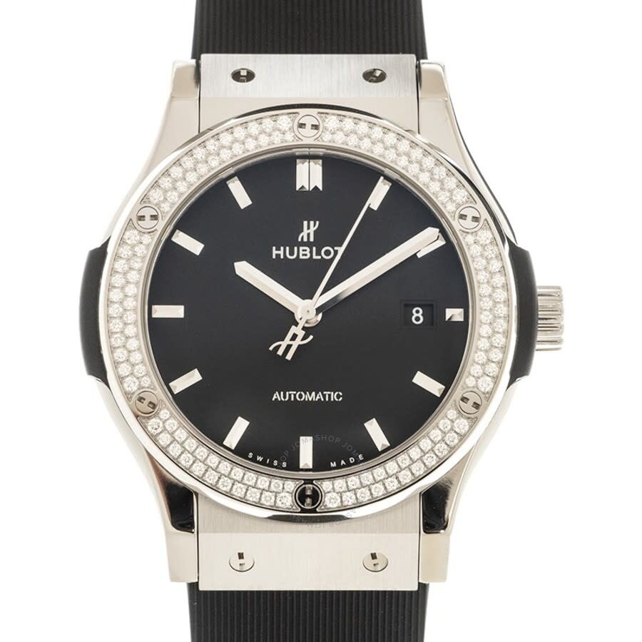 Hublot Classic Fusion Automatic Diamond Black Dial Men's Watch 542.NX.1171.RX.1104 - 2